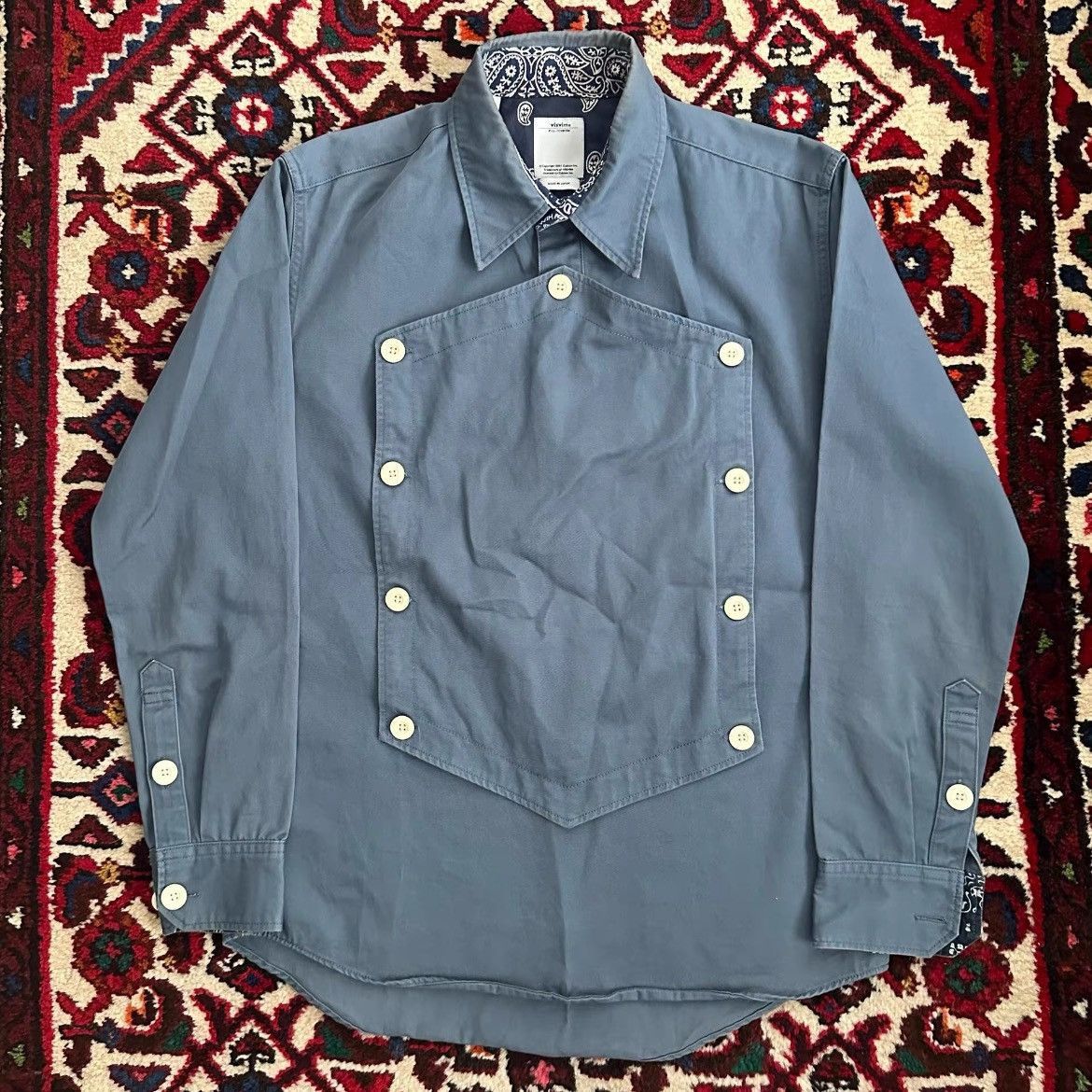 Visvim Sz 1 Visvim 11AW Gize Patches Light Shirt Jacket Size US S / EU 44-46 / 1 - 1 Thumbnail