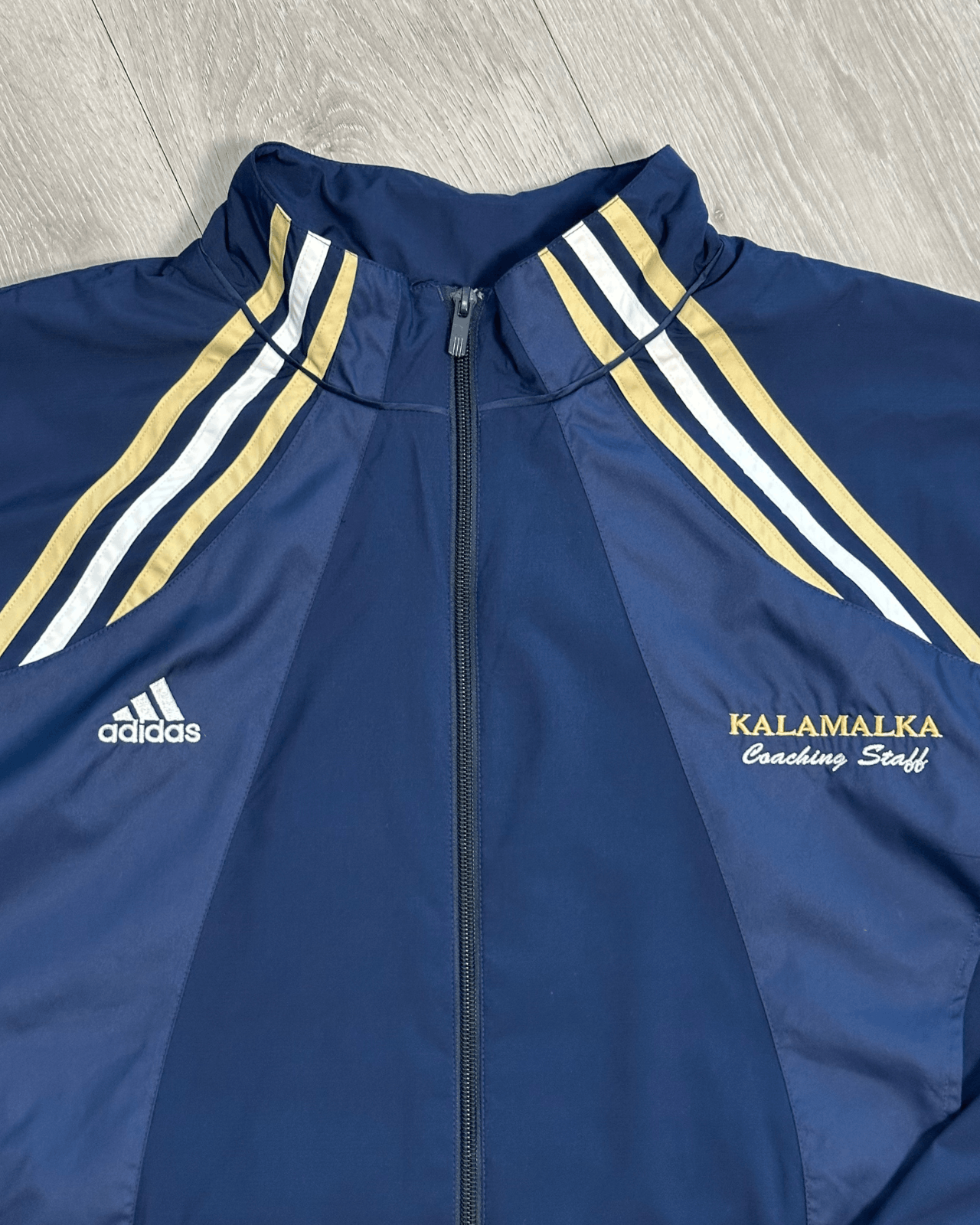 Adidas × Vintage Vintage 2005 Adidas ClimaLite Men's Navy Track Jacket - XL Size US XL / EU 56 / 4 - 3 Thumbnail