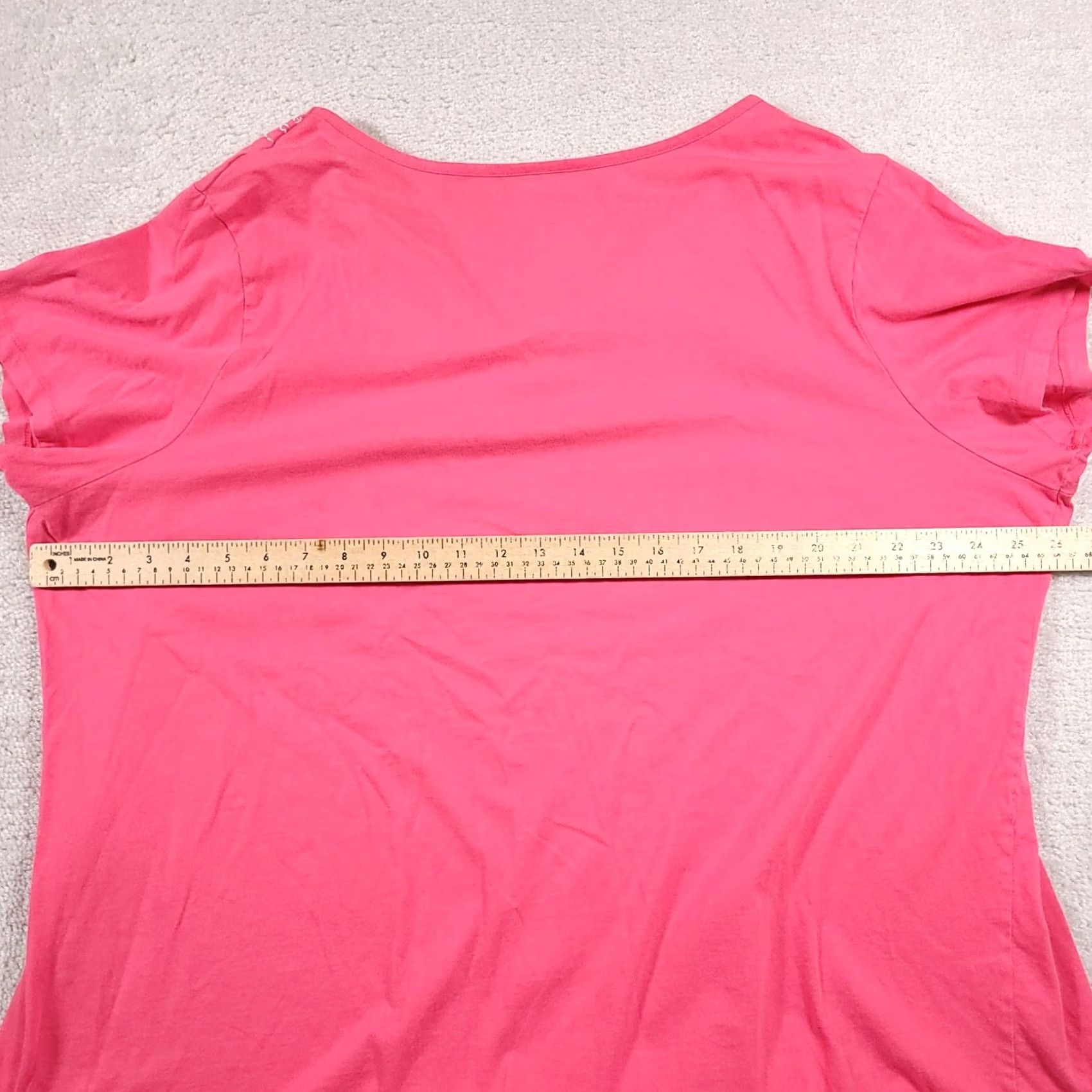 Vintage Falls Creek Shirt Women’s 4X Plus Size Pink Short Sleeve Embroidered V-Neck Boho Shirt Size XXL / US 16-18 / IT 52-54 - 6 Thumbnail
