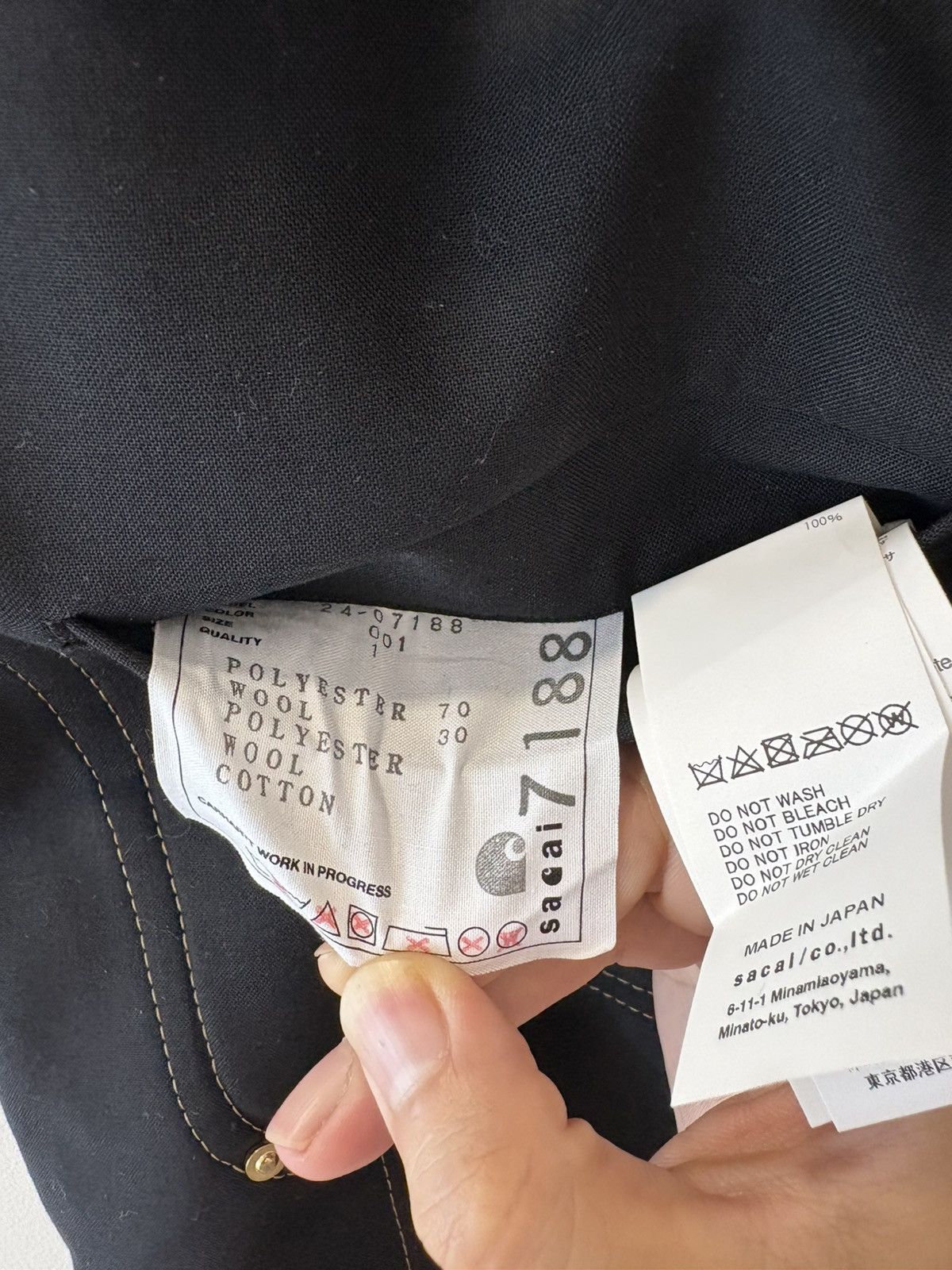 Carhartt Wip × Sacai Rare Reversible Sacai x Carhatt dress Size S / US 4 / IT 40 - 18 Thumbnail