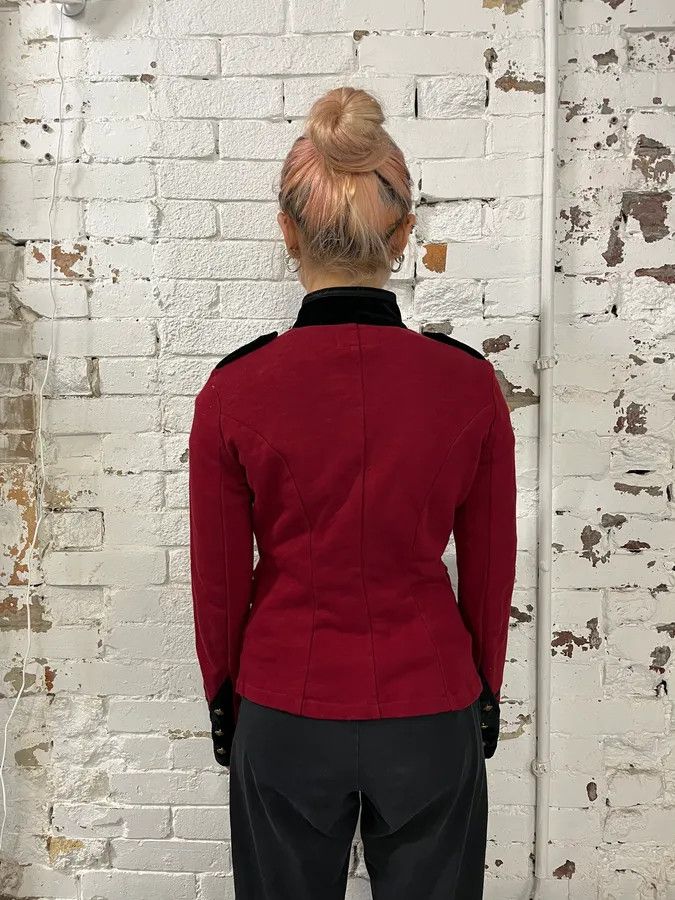 Polo Ralph Lauren Ralph Lauren Red Buttoned Officer Cardigan Sweater Size S / US 4 / IT 40 - 3 Thumbnail