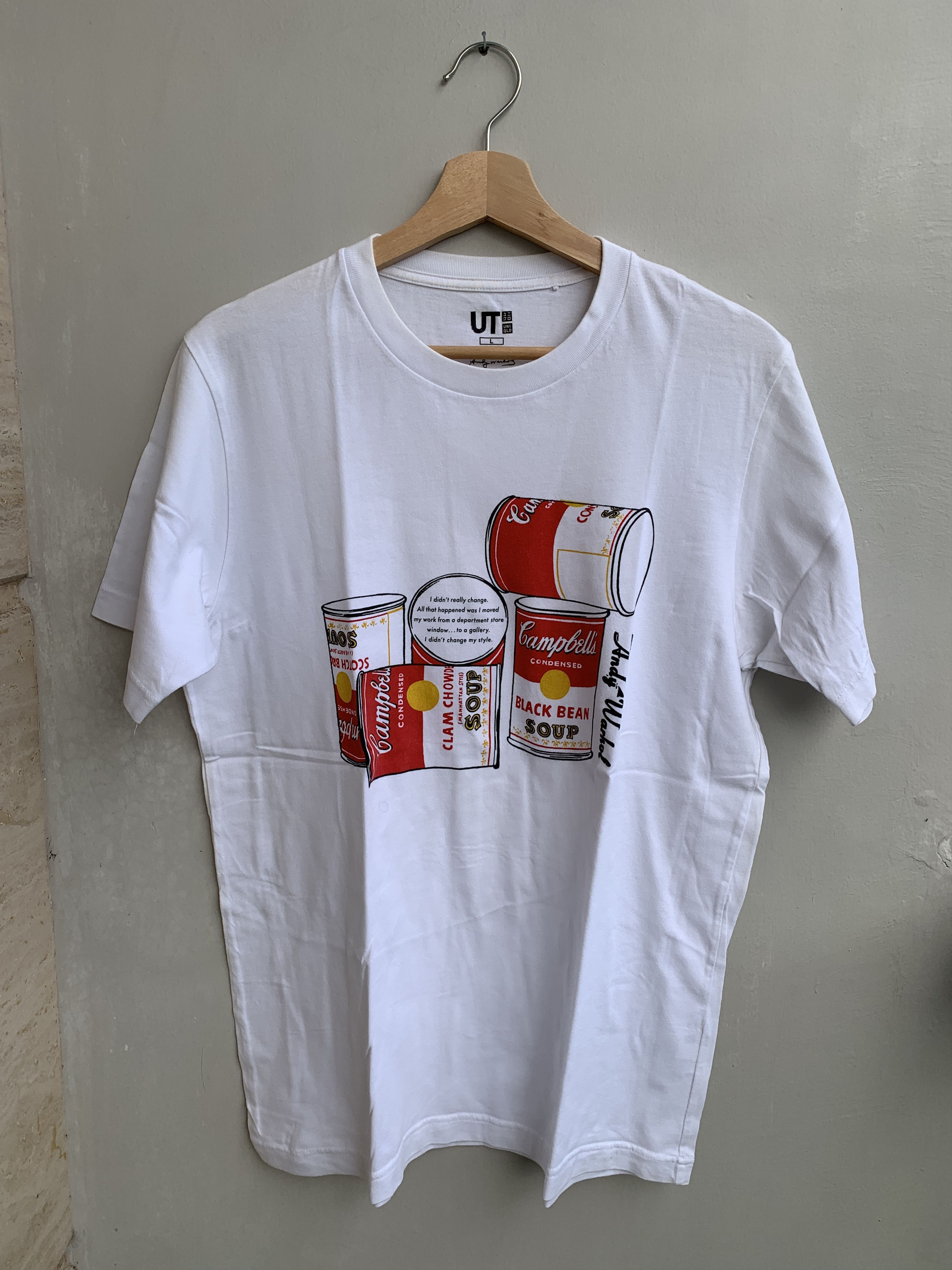Andy Warhol × Japanese Brand × Uniqlo Uniqlo UT x Andy Warhol 'Campbell's Soup' Size US L / EU 52-54 / 3 - 2 Thumbnail