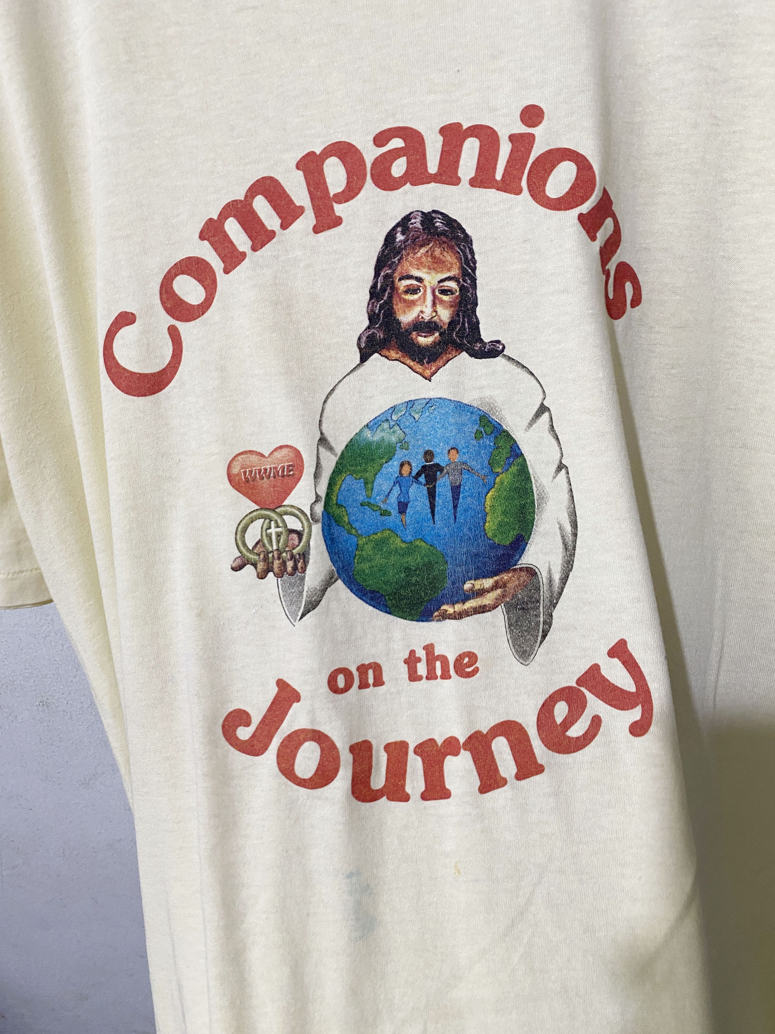 Vintage Vintage 90s Jesus Shirt Size US XL / EU 56 / 4 - 2 Thumbnail
