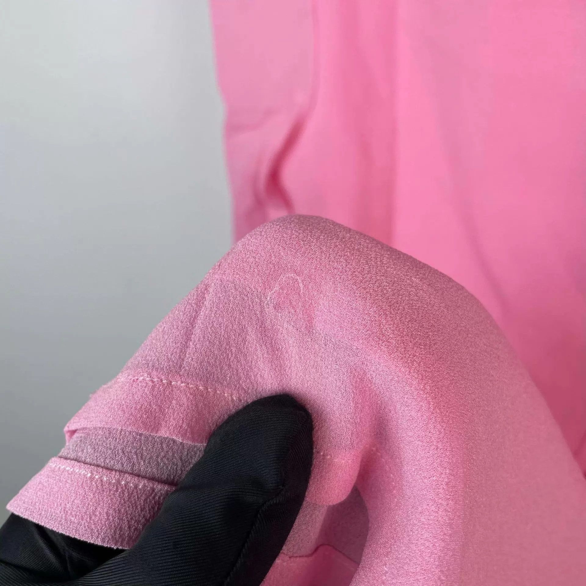 Chanel Chanel Women's Pink Silk Long Sleeve Dress 34 Size XS / US 0-2 / IT 36-38 - 8 Thumbnail