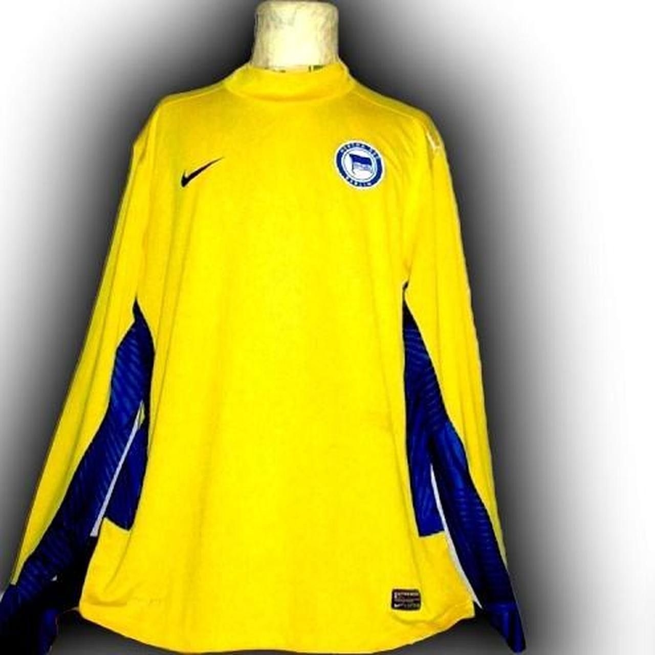 Nike Hertha BSC Berlin Germany 2011 2012 Home Goalkeeper Shirt Size US XXL / EU 58 / 5 - 1 Thumbnail