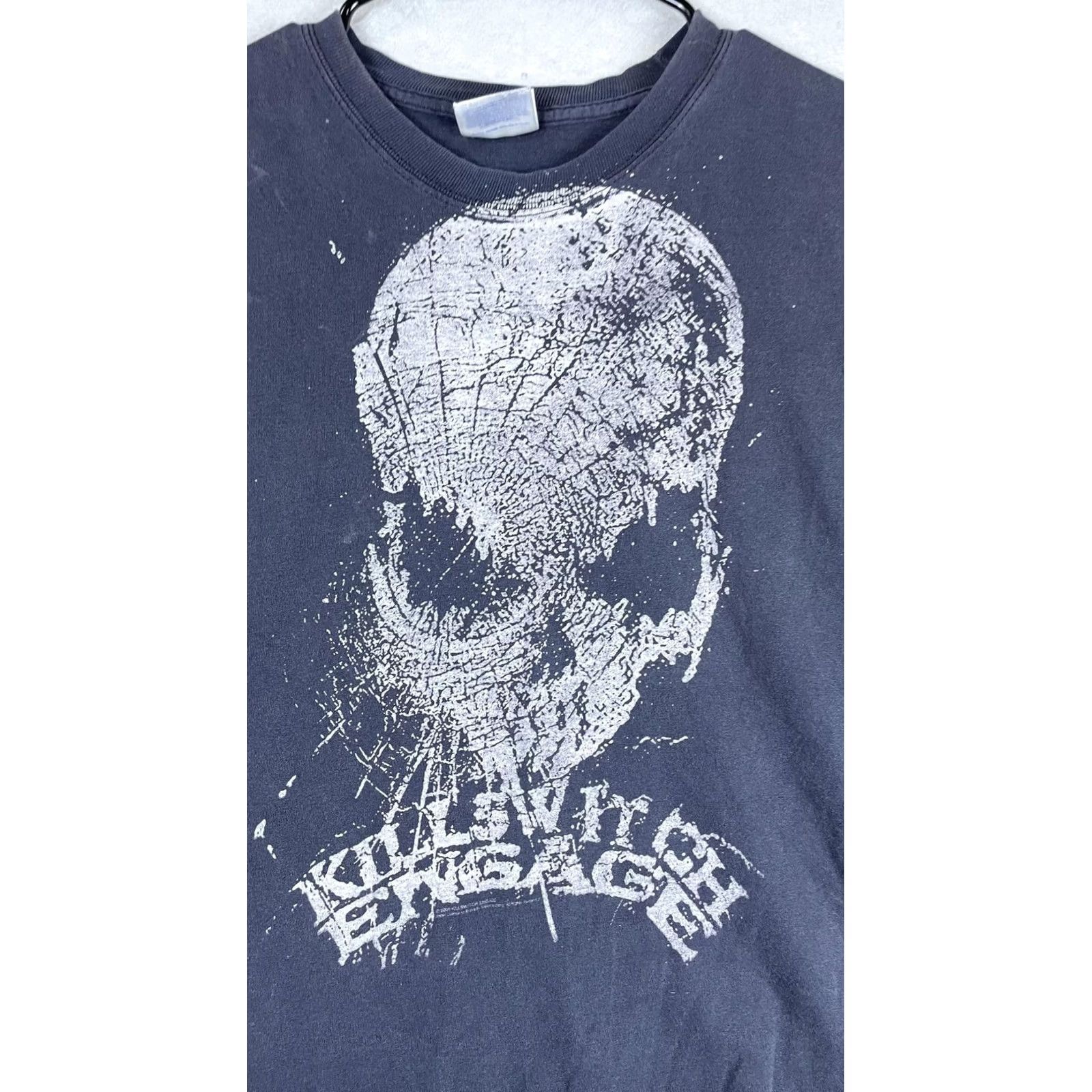 Hanes Hanes Shirt Mens XL Black Killswitch Engage Skull Graphic Tee T-Shirt Band Size US XL / EU 56 / 4 - 2 Thumbnail