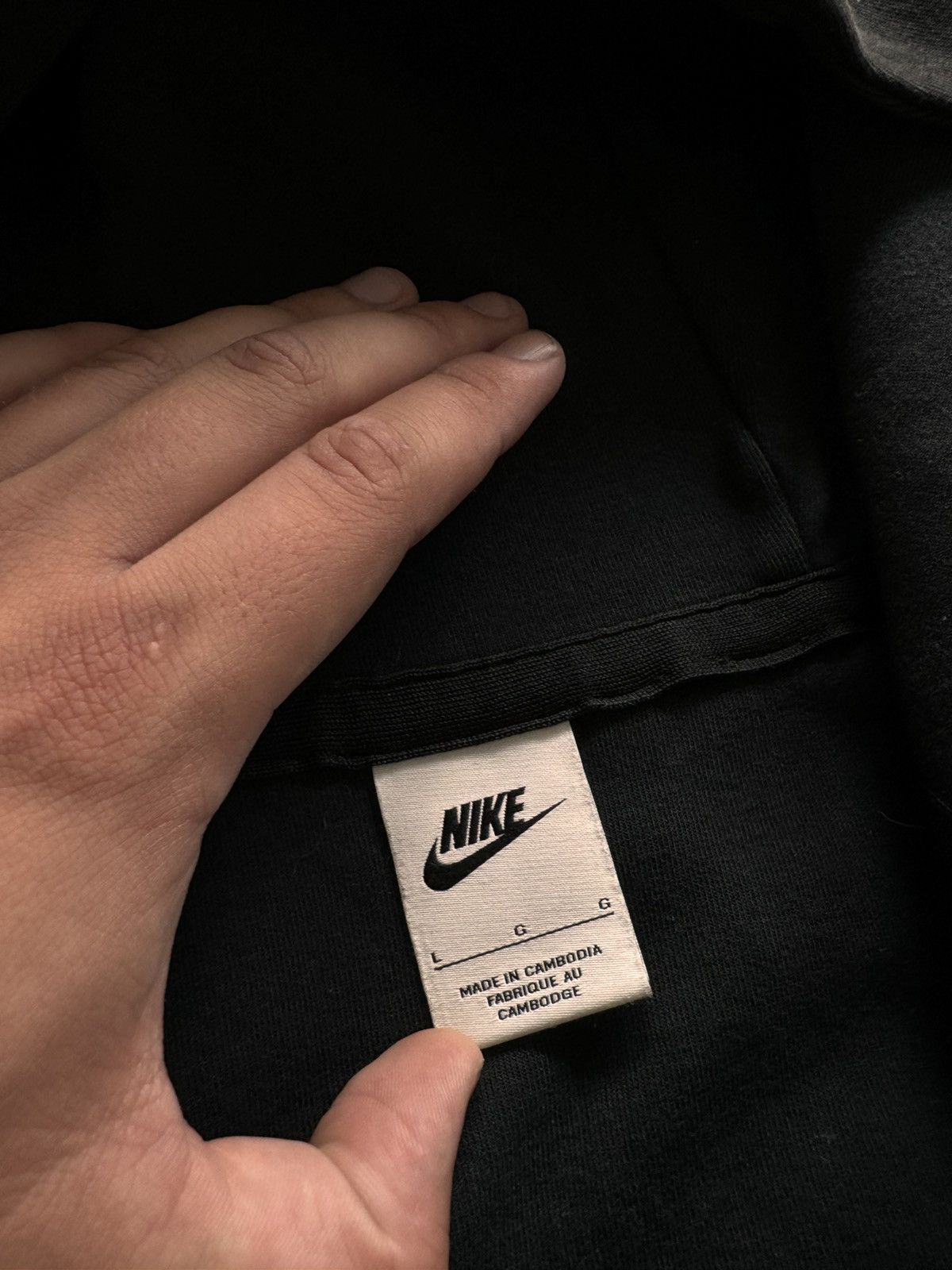 Nike × Vintage NIKE TECH FLEECE VINTAGE BASIC LOGO OVERSIZE BOXY ZIP HOODIE Size US L / EU 52-54 / 3 - 6 Thumbnail