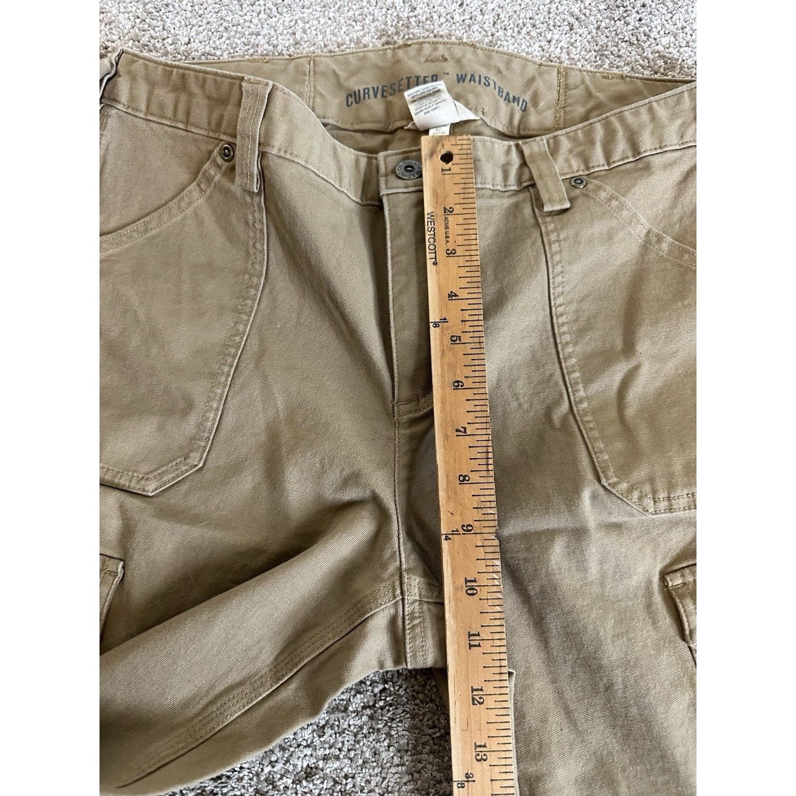 Duluth Trading Company Duluth Trading Co Curvesetter Cargo Pants Women's 12x31 Size 34" / US 12 / IT 48 - 4 Thumbnail