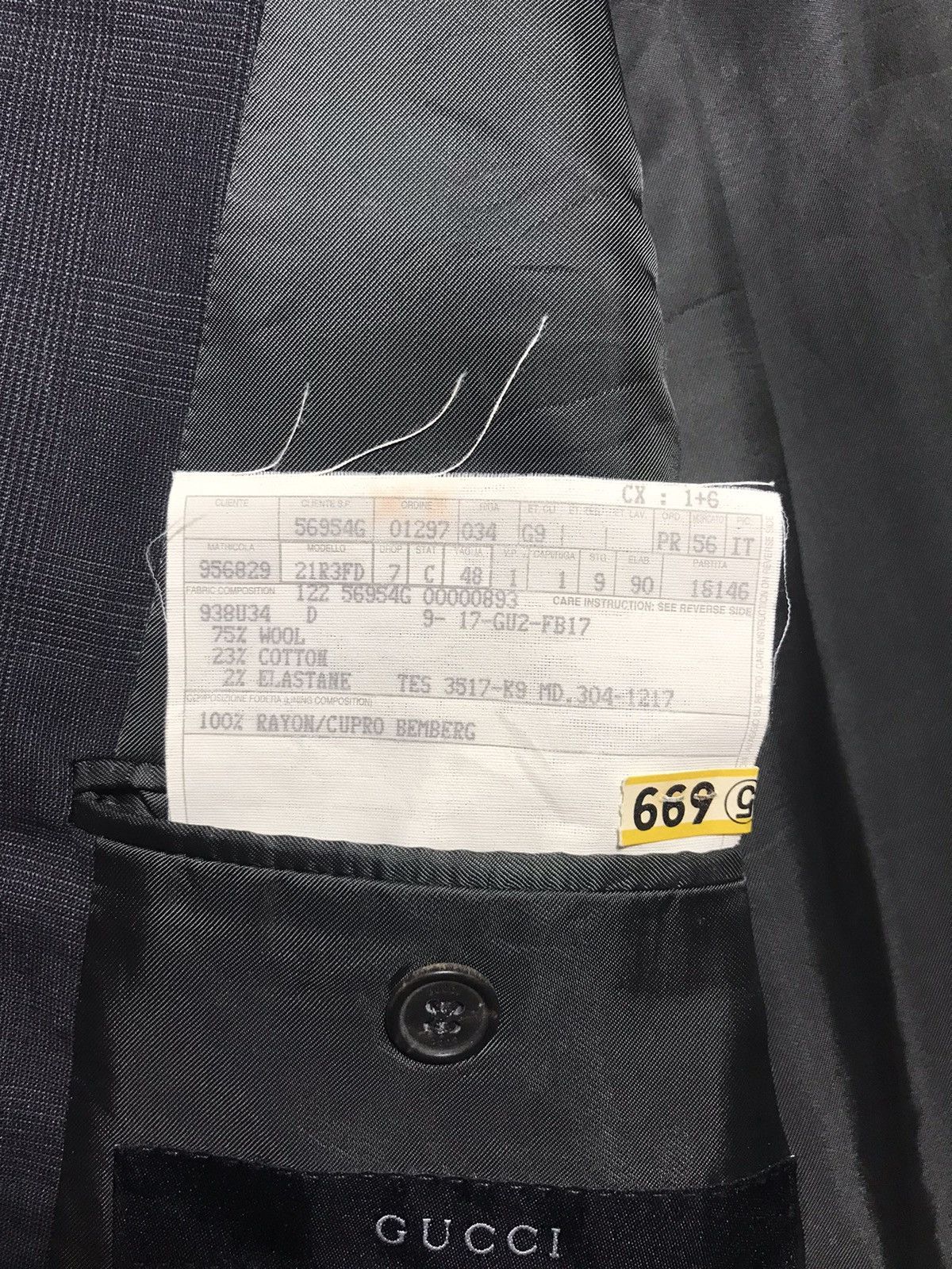 Gucci Vintage Gucci Blazer Suit Size 48R - 11 Thumbnail