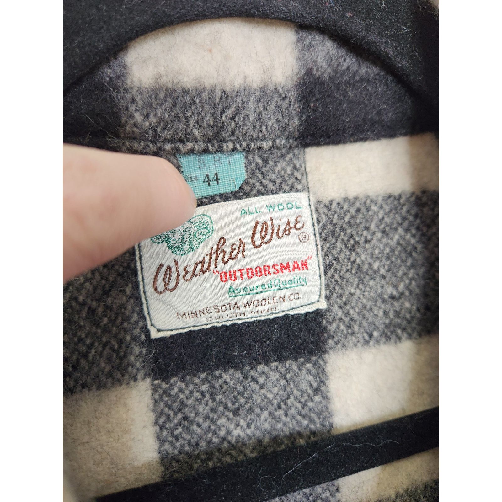 Vintage Vintage Rare Minnesota Woolen Co Weather Wise Plaid Flannel Size US L / EU 52-54 / 3 - 3 Thumbnail