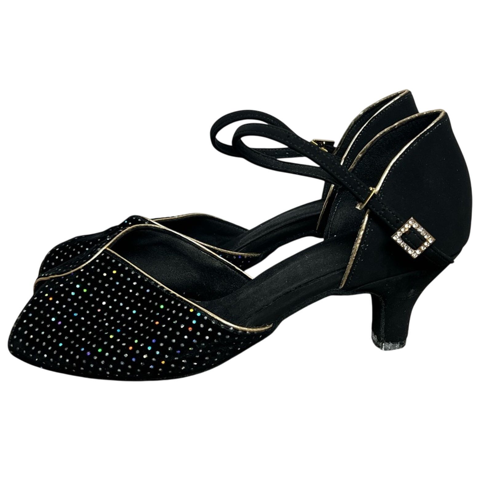 Other Supadance 1127 2.5"/3" Stiletto Women Sparkle Satin Shoes Size US 5.5 / IT 35.5 - 1 Thumbnail