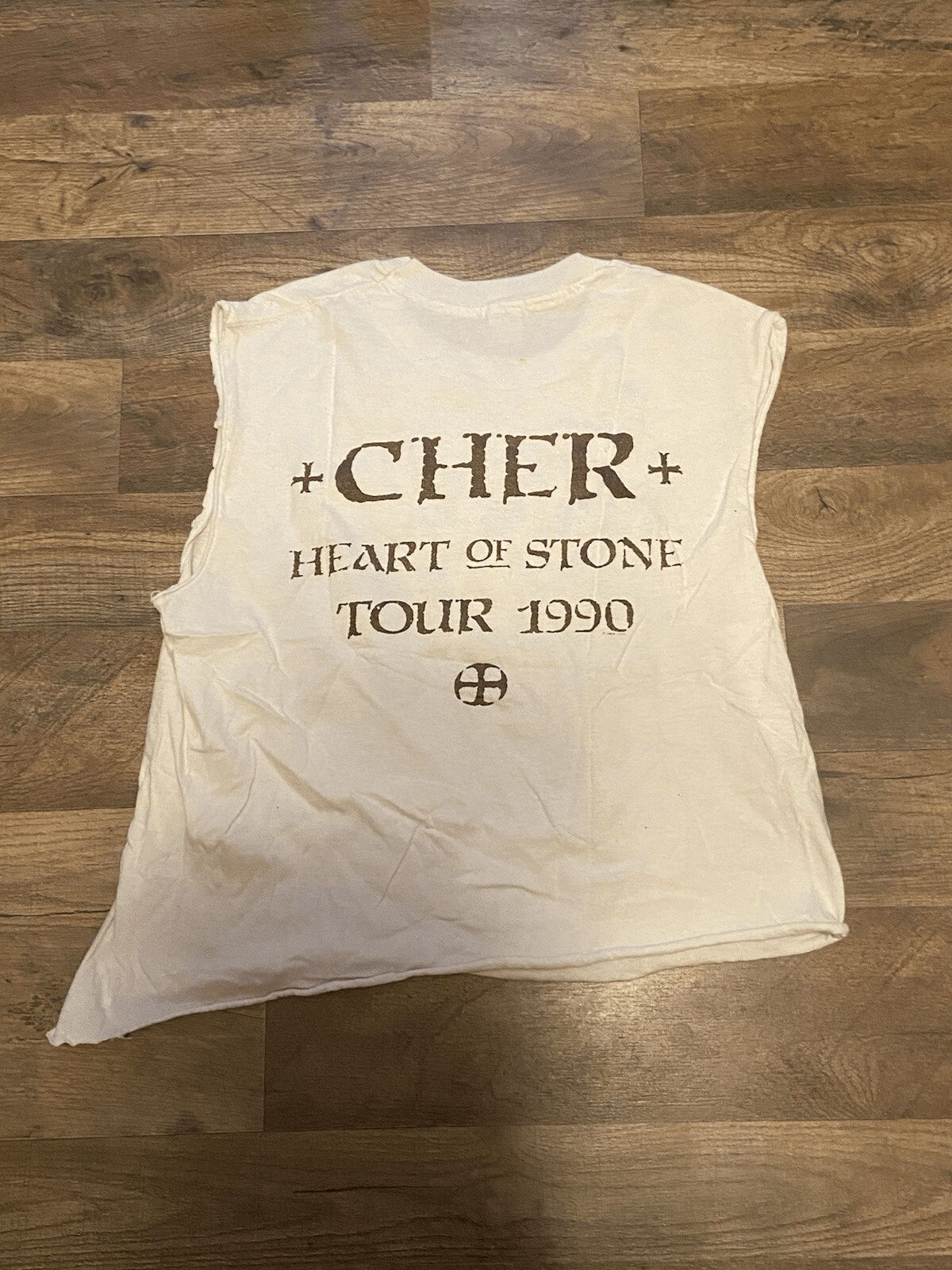 Other Vintage 1990 CHER Heart Of Stone Tour Concert T Shirt Size US L / EU 52-54 / 3 - 3 Thumbnail