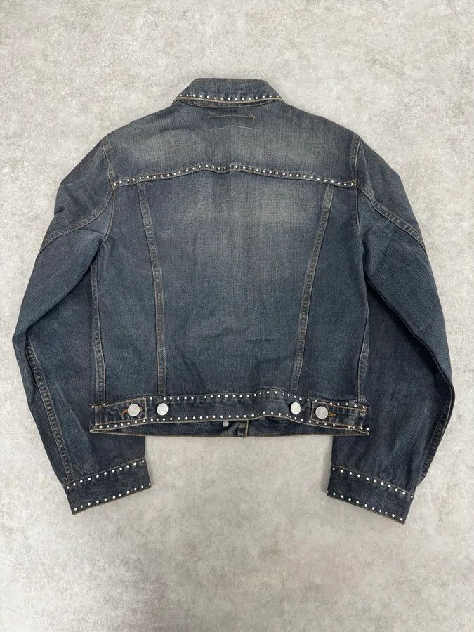 Iceberg 2000s Iceberg Studded Blue Denim Jacket Size S / US 4 / IT 40 - 4 Thumbnail