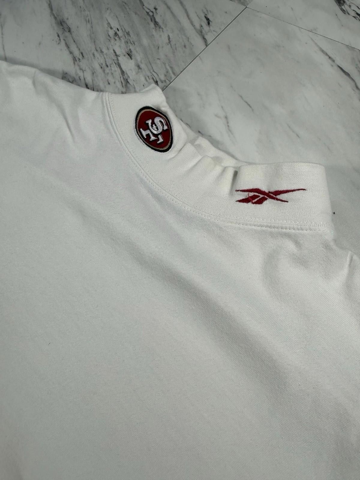 Other Vintage 49ers Reebok Mock Neck Long Sleeve NFL Pro Line #8 Size ONE SIZE - 4 Thumbnail