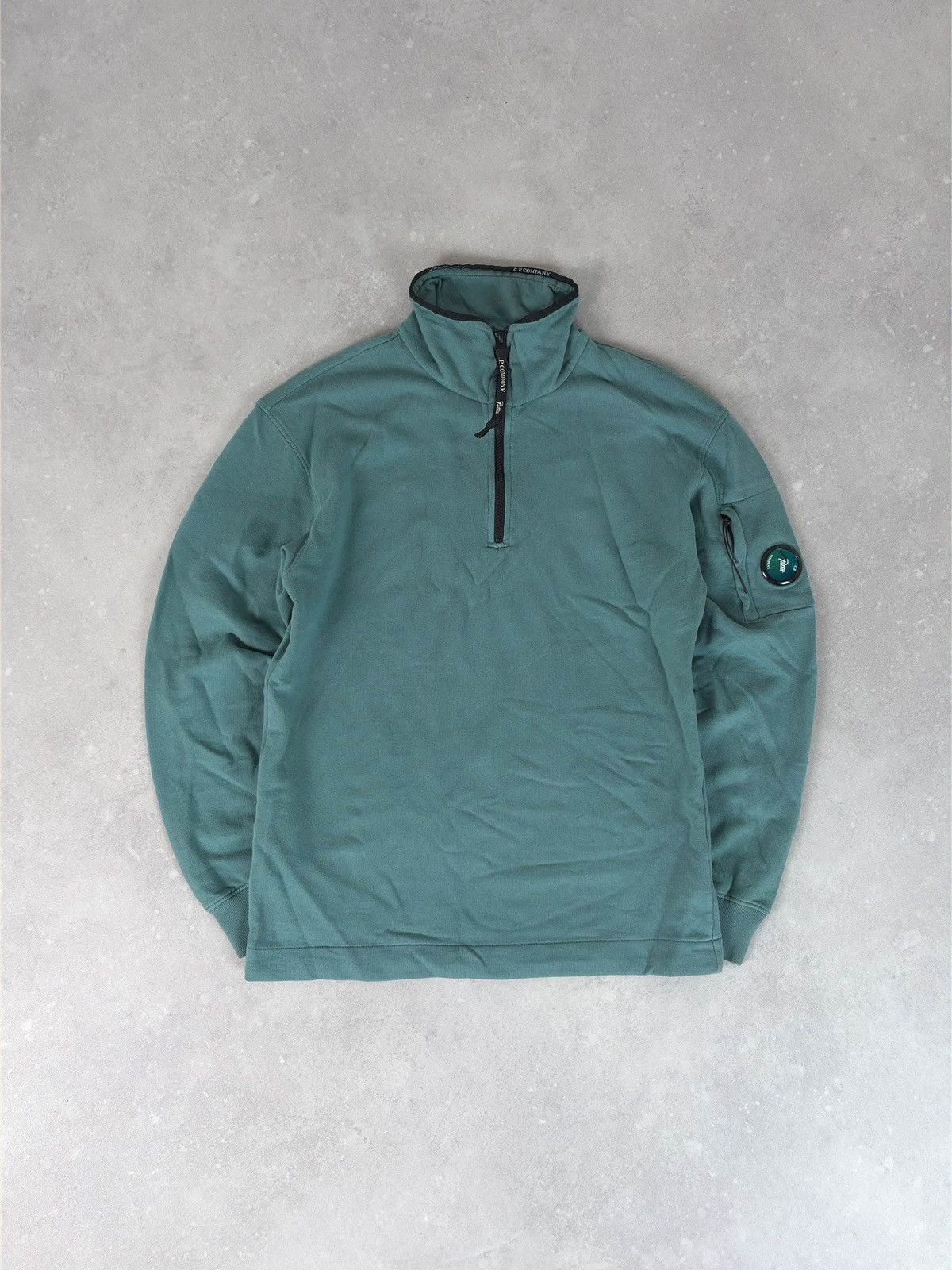 C.P. Company Cp Company x Patta Halfzip Pullover Sweater Troyer Grün S Size US S / EU 44-46 / 1 - 1 Thumbnail