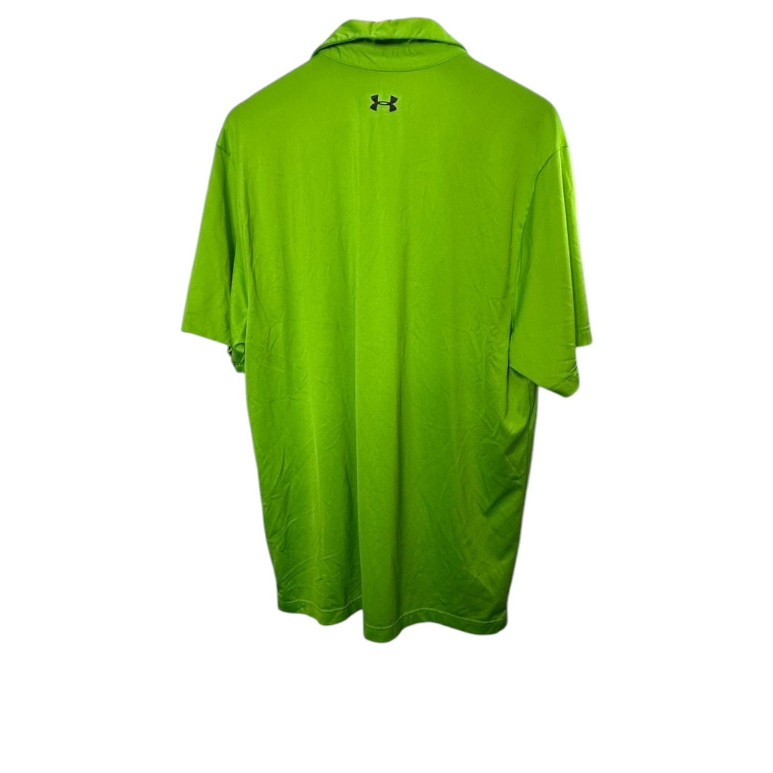 Under Armour Under Armour Loose Fit Heat Gear Bright Green Polo Shirt Size US L / EU 52-54 / 3 - 4 Thumbnail