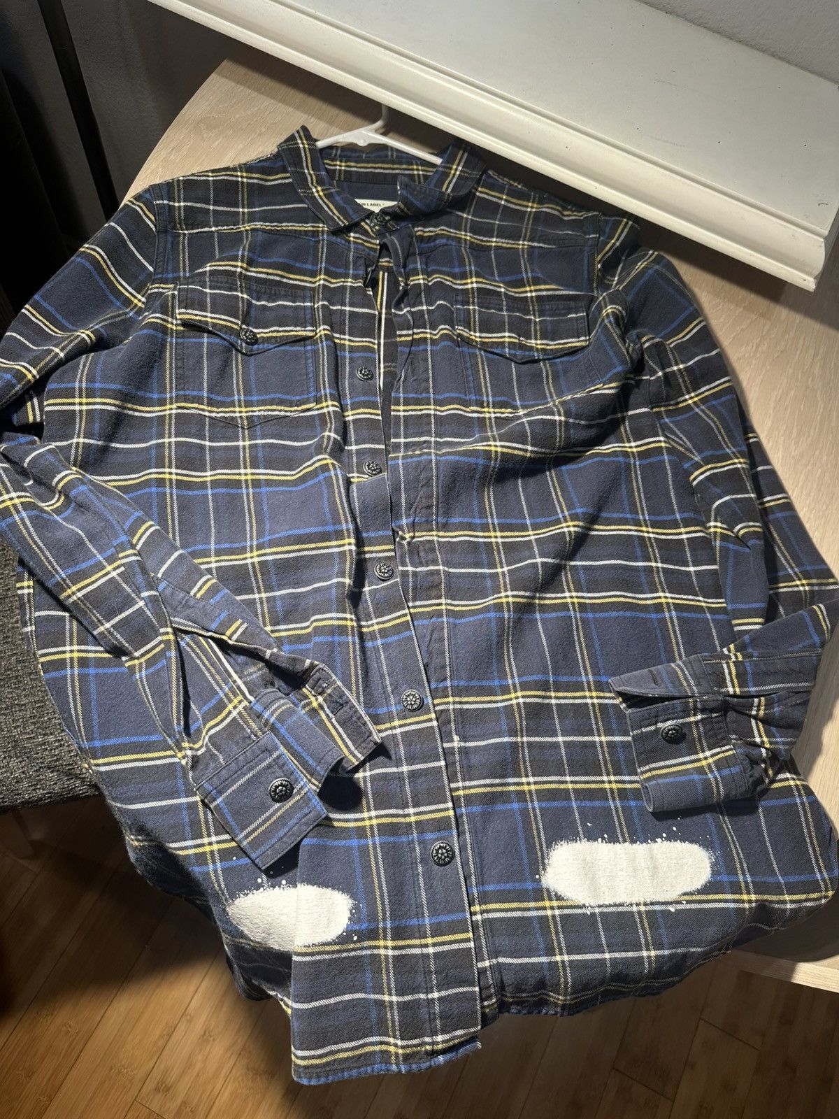 Off white flannel