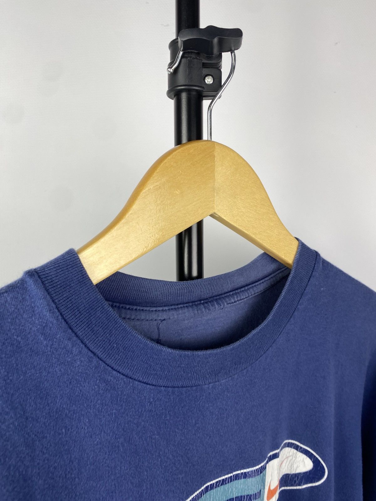 Nike × Vintage Vintage 90s Nike Swoosh Logo Y2K Retro Tee T-Shirt Size US S / EU 44-46 / 1 - 3 Thumbnail