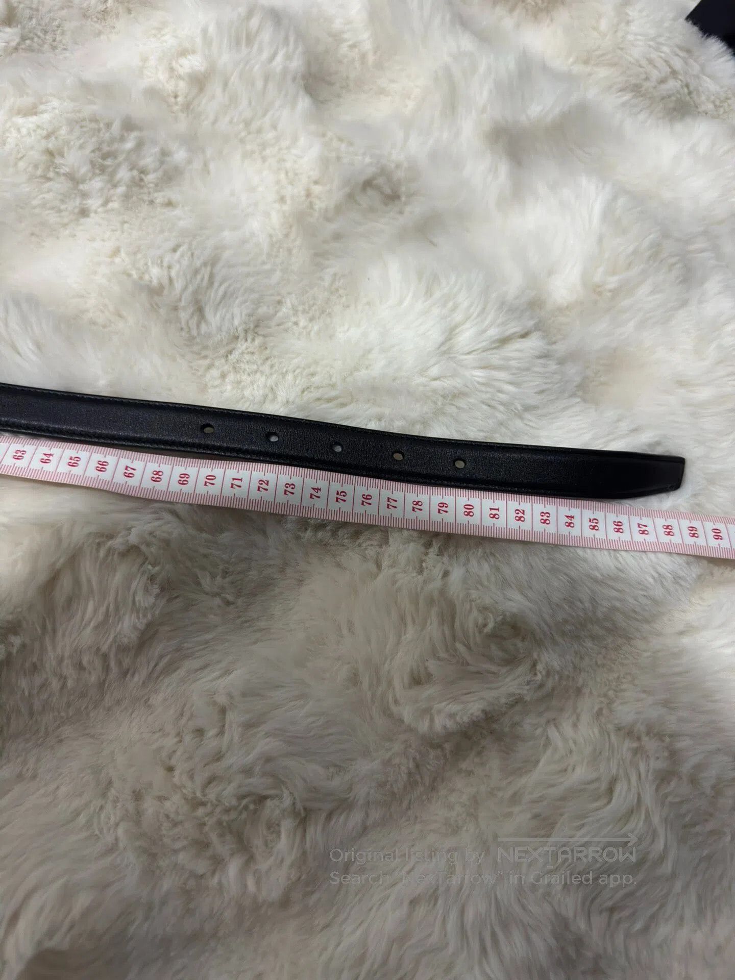 Saint Laurent Paris Saint Laurent Paris size 75 Black and silver belt| Size ONE SIZE - 8 Thumbnail