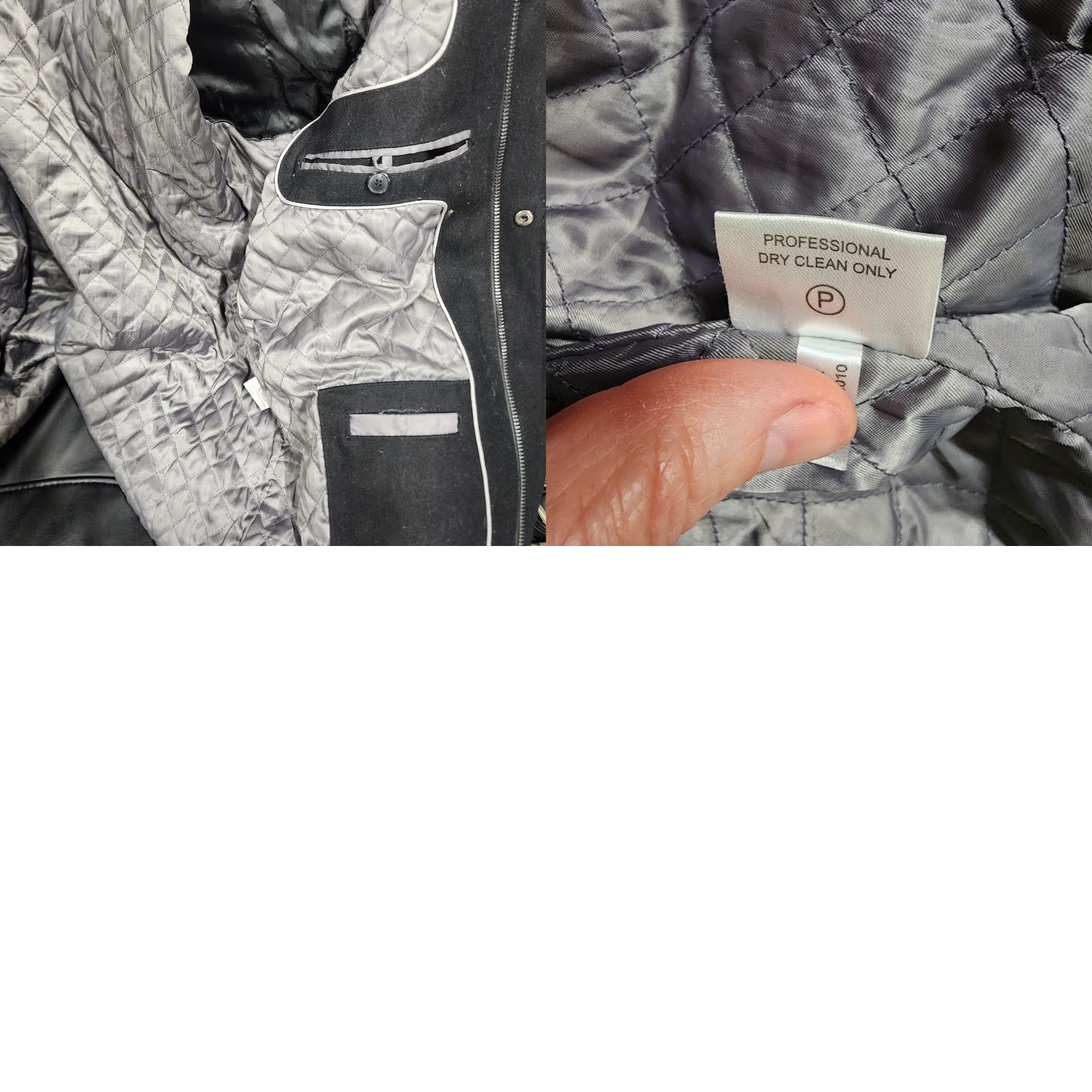 Calvin Klein VINTAGE Calvin Klein Black Wool Coat? 3 Snap Inside Pockets Full Zip Mens M Size US M / EU 48-50 / 2 - 9 Thumbnail