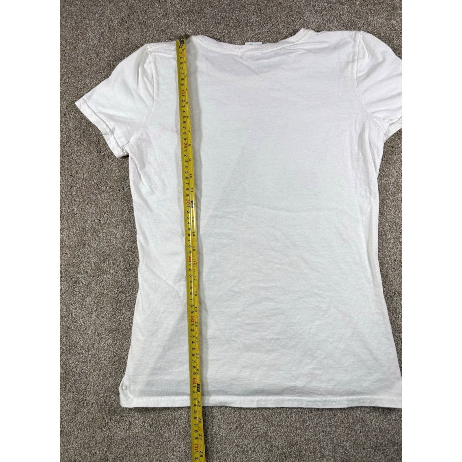 Fruit Of The Loom VINTAGE Fruit of the Loom T-Shirt Womens M White Short Sleeve Crew Neck Graphic Print Funny Farming USA Western Hipster 2000s Size M / US 6-8 / IT 42-44 - 5 Thumbnail