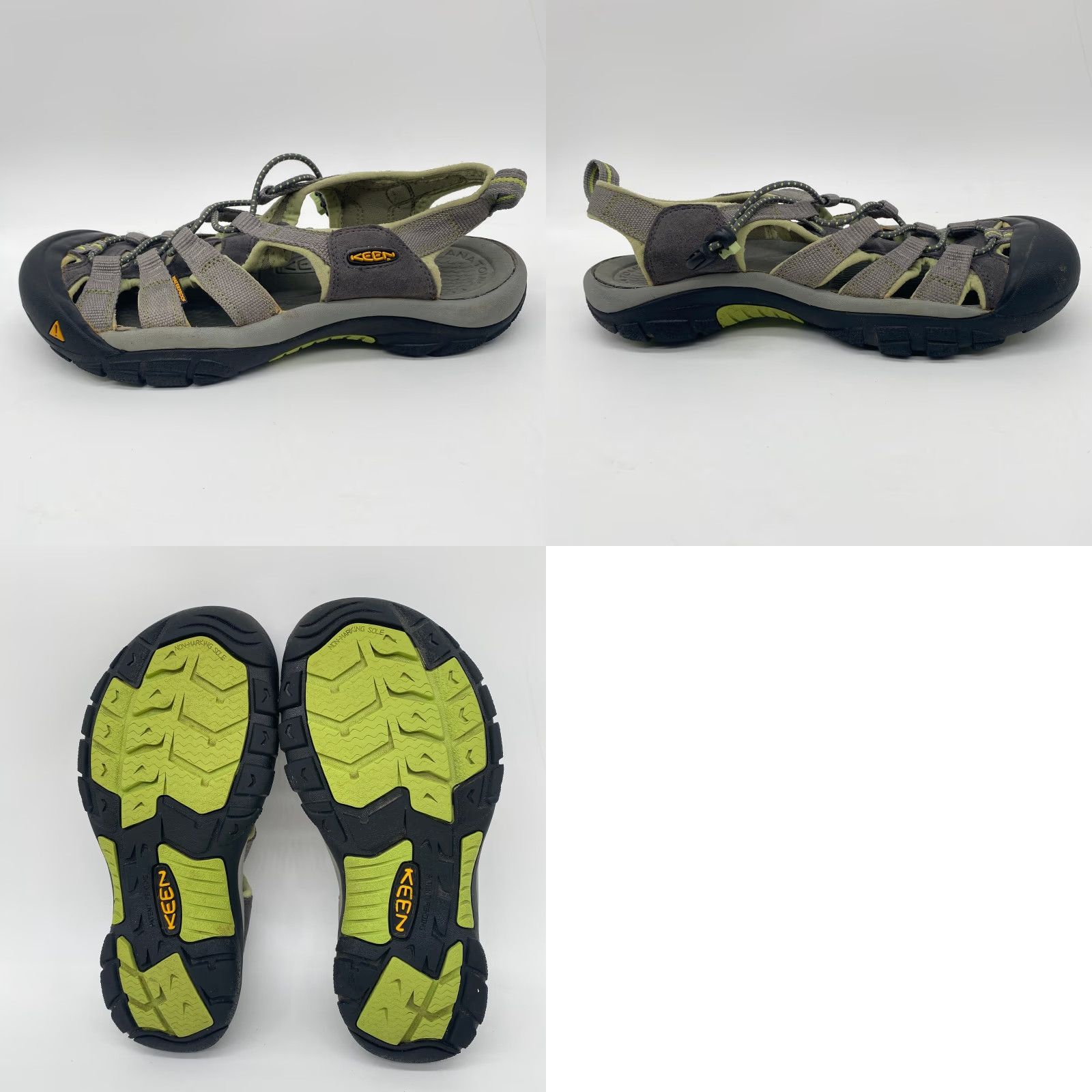 KEEN KEEN Newport H2 Waterproof Sport Hiking Sandals Womens 8 Gray Green 1003457 Sandal Waterproof Nautical Fisherman Shoes 8 Womens Size US 8 / IT 38 - 8 Thumbnail