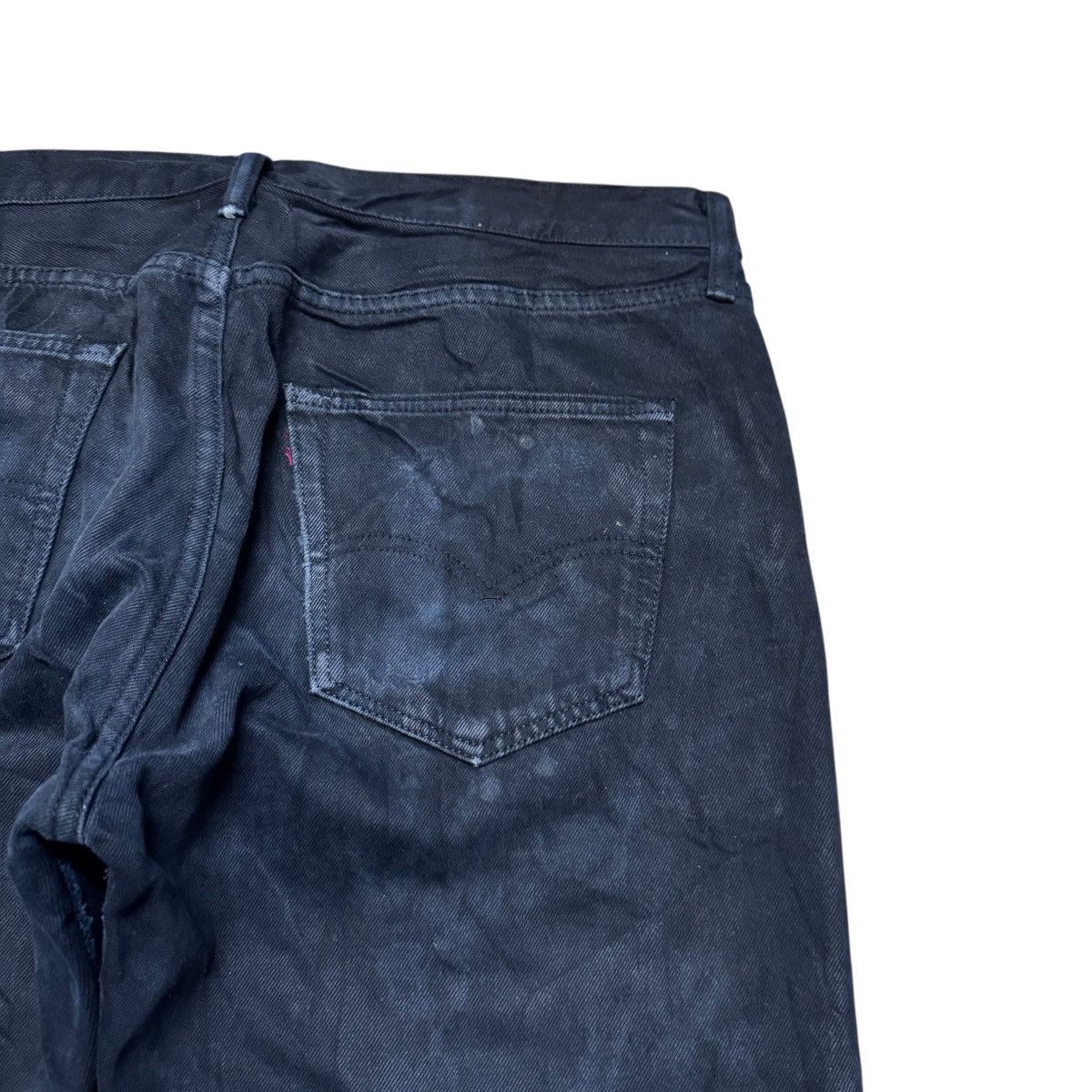 Beams Japan × Levi's Remake By AND TEMA Levis 501 Black Denim Jeans Open Leg Size US 36 / EU 52 - 13 Thumbnail