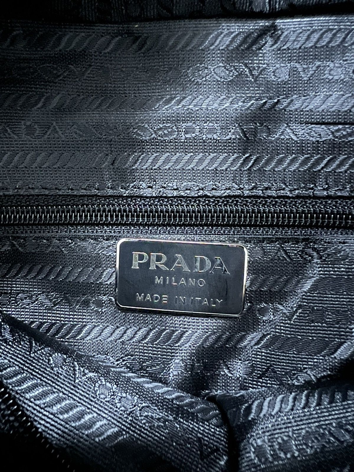 Prada Prada Portatrucco Lampo Tessu Size ONE SIZE - 4 Thumbnail