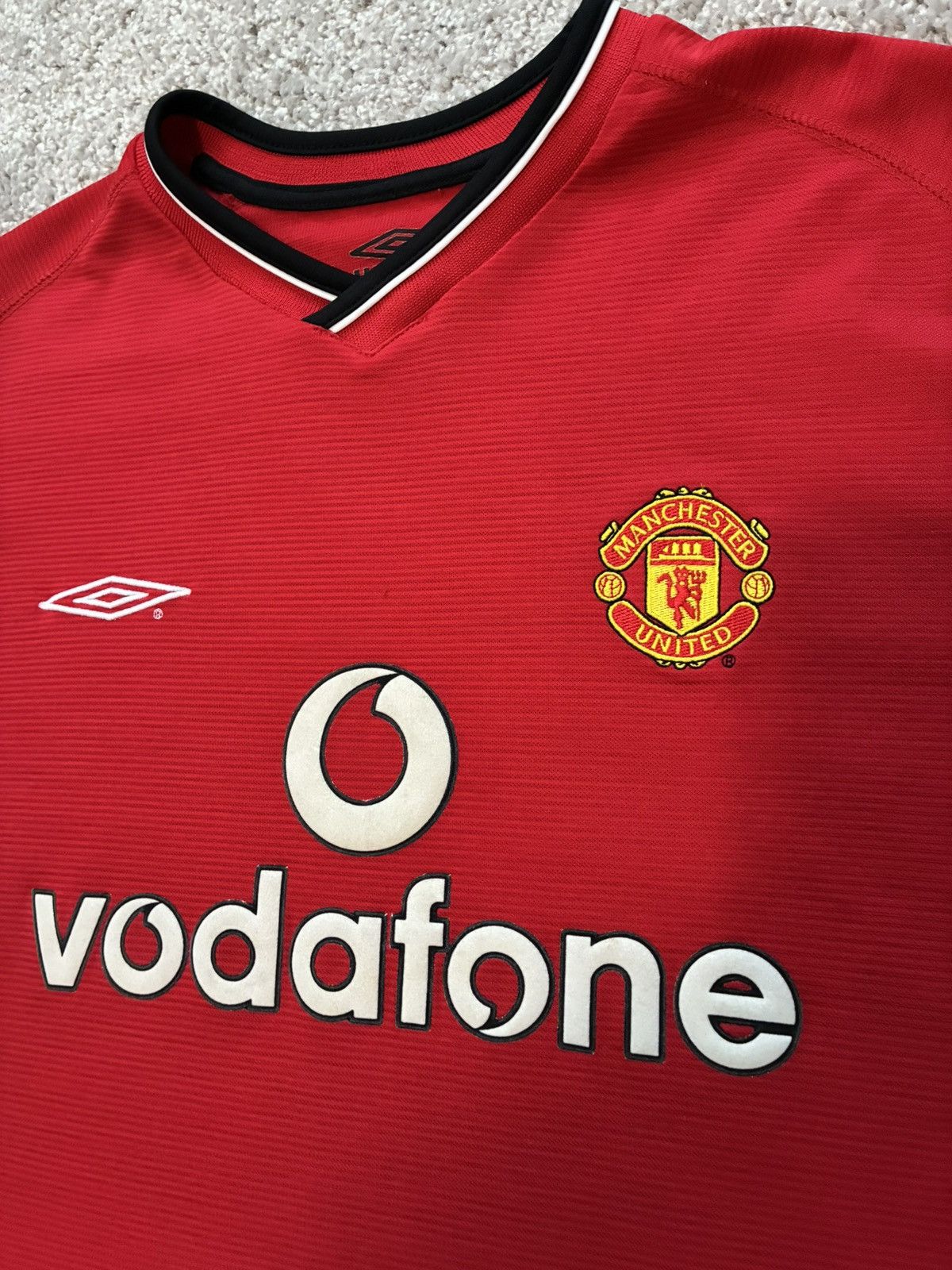 Umbro 2000/2002 Manchester United Home Kit Size US XL / EU 56 / 4 - 4 Thumbnail