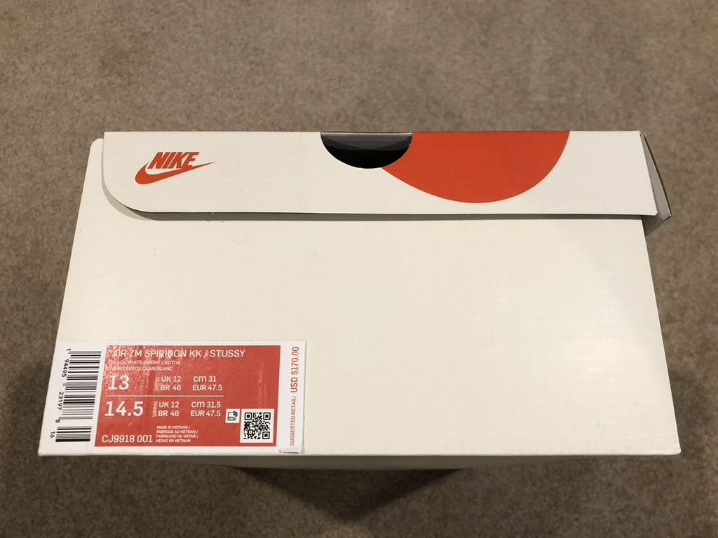 Nike × Stussy 2020 Stussy Air Zoom Spiridon Kukini Size US 13 / EU 46 - 12 Thumbnail