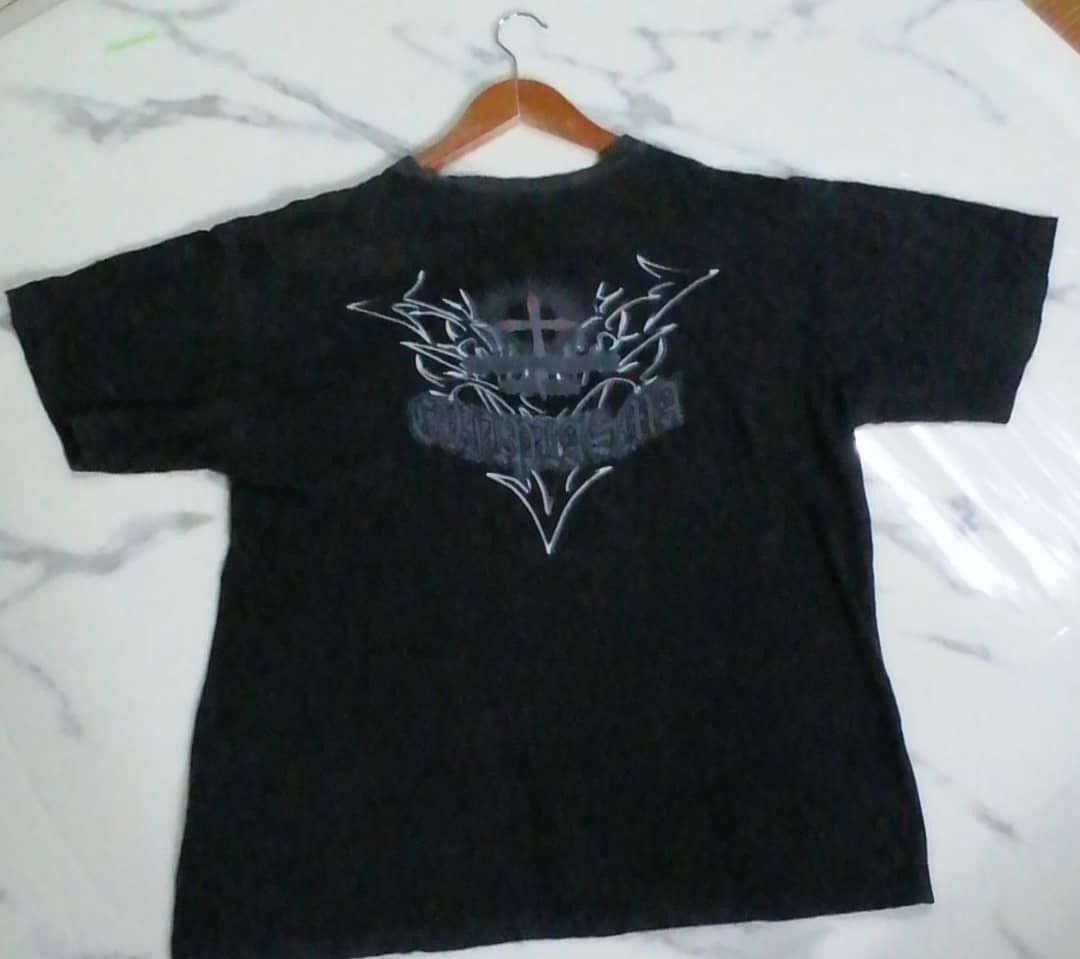 Vintage Vintage Bullet Noise Chrome Punk Hearts Cross Longsleeves Size US L / EU 52-54 / 3 - 5 Thumbnail