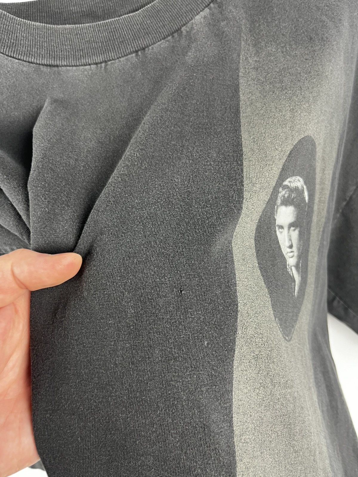 Vintage Vintage Elvis Graceland Black Tee Shirt Cronies Tag Size US XL / EU 56 / 4 - 6 Thumbnail