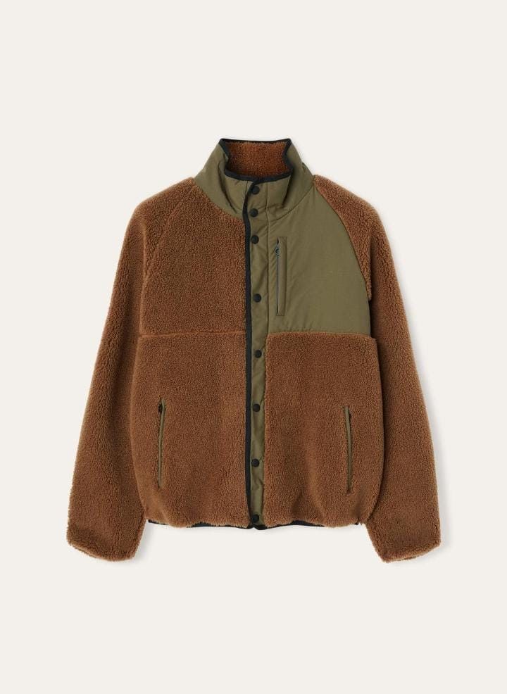 O1srvl11e0826 Fao2127 Aiant Jacket In Brown, Men's