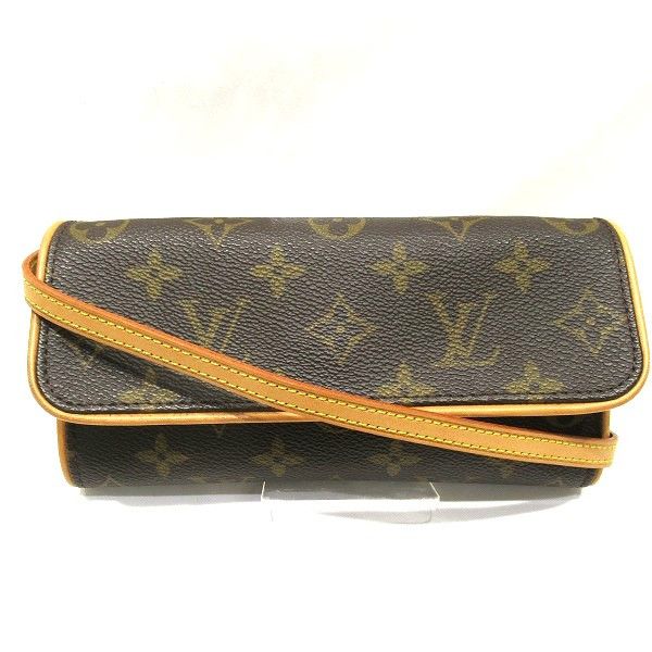 Louis Vuitton Louis Vuitton Louis Vuitton Monogram Pochette Twin PM Shoulder Bag M51854 Canvas Crossbody Bag M51854 in Good Condition Size ONE SIZE - 1 Thumbnail