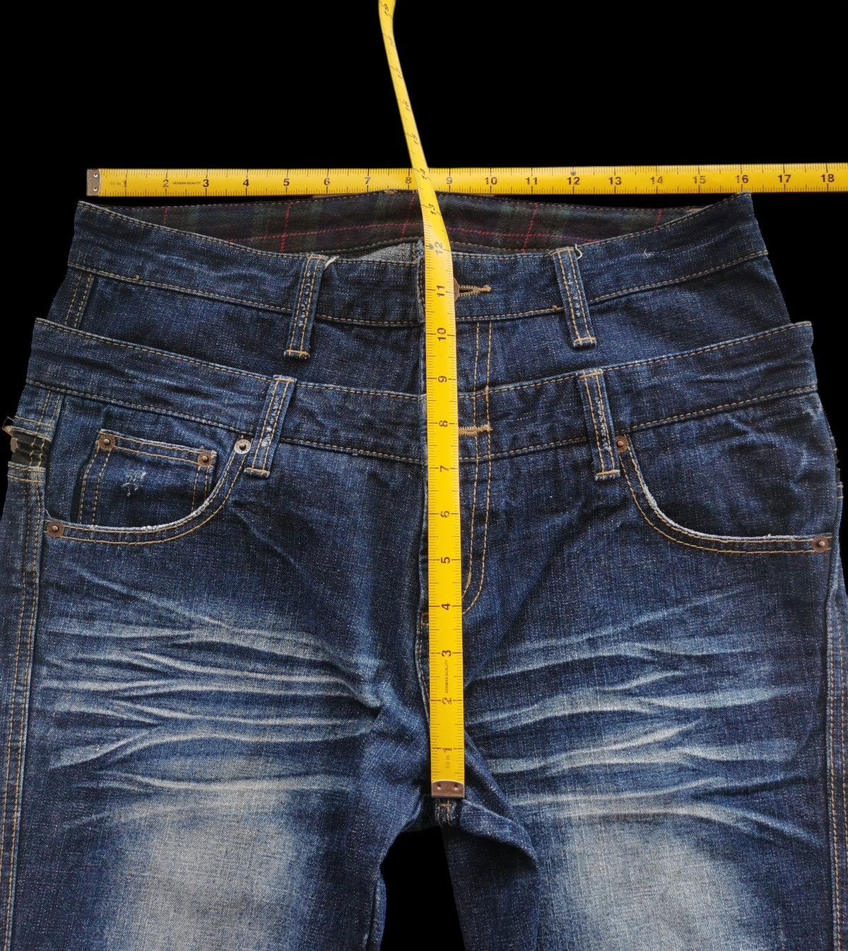 Beauty Beast Avantgarde Twisted Stitch Jeans Size US 32 / EU 48 - 7 Thumbnail