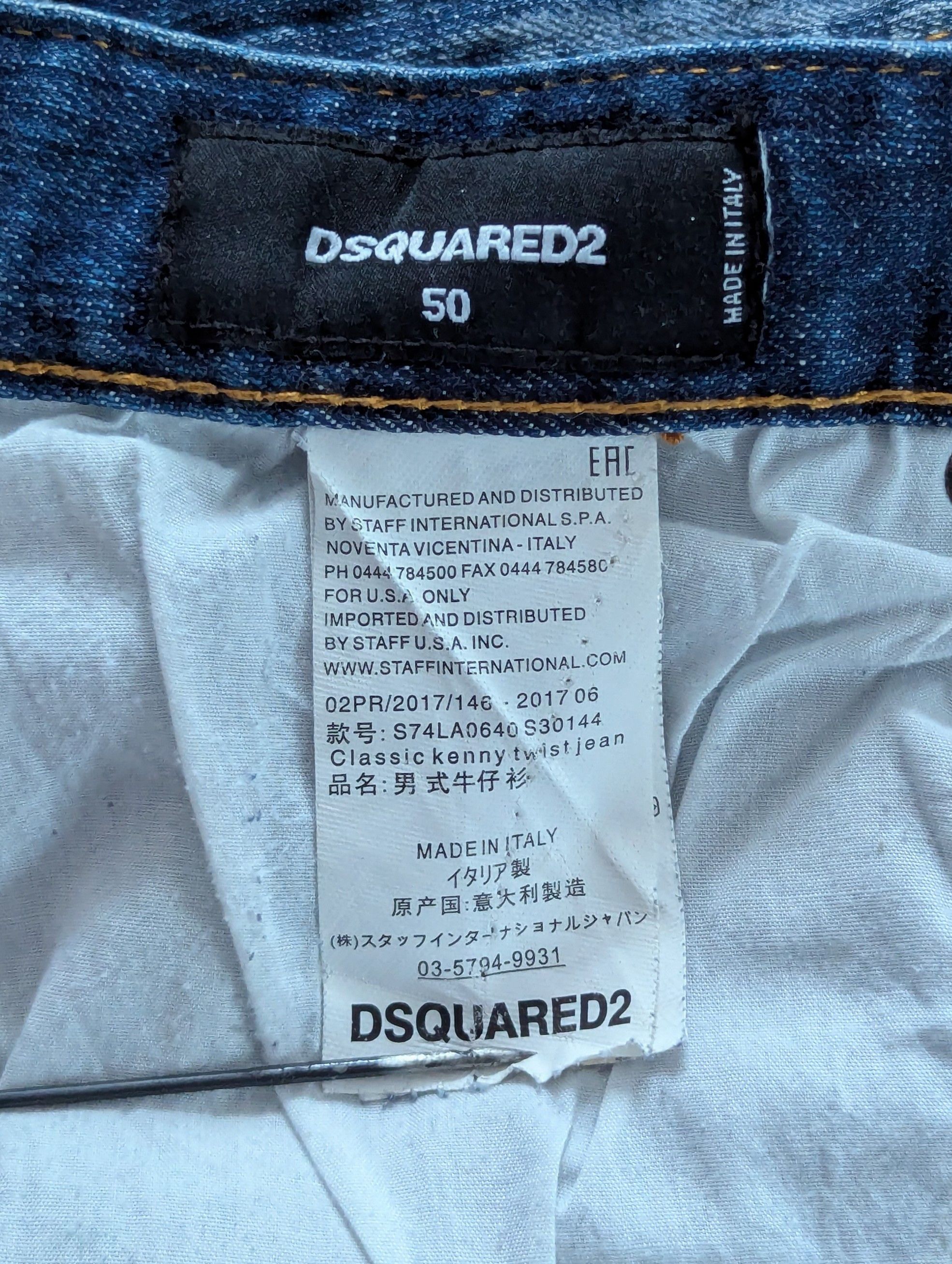 Dsquared2 DSQUARED2 Classic Kenny Twist Jean Made In Italy Pants 50 M Size US 34 / EU 50 - 17 Thumbnail