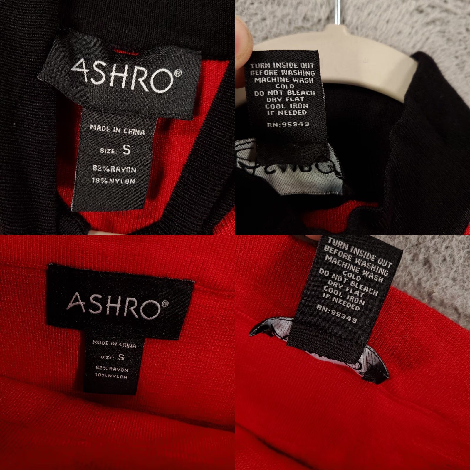 Vintage ASHRO Womens Skirt and Top Set Size Small Red Knit Pullover Career Outfit Size S / US 4 / IT 40 - 8 Thumbnail
