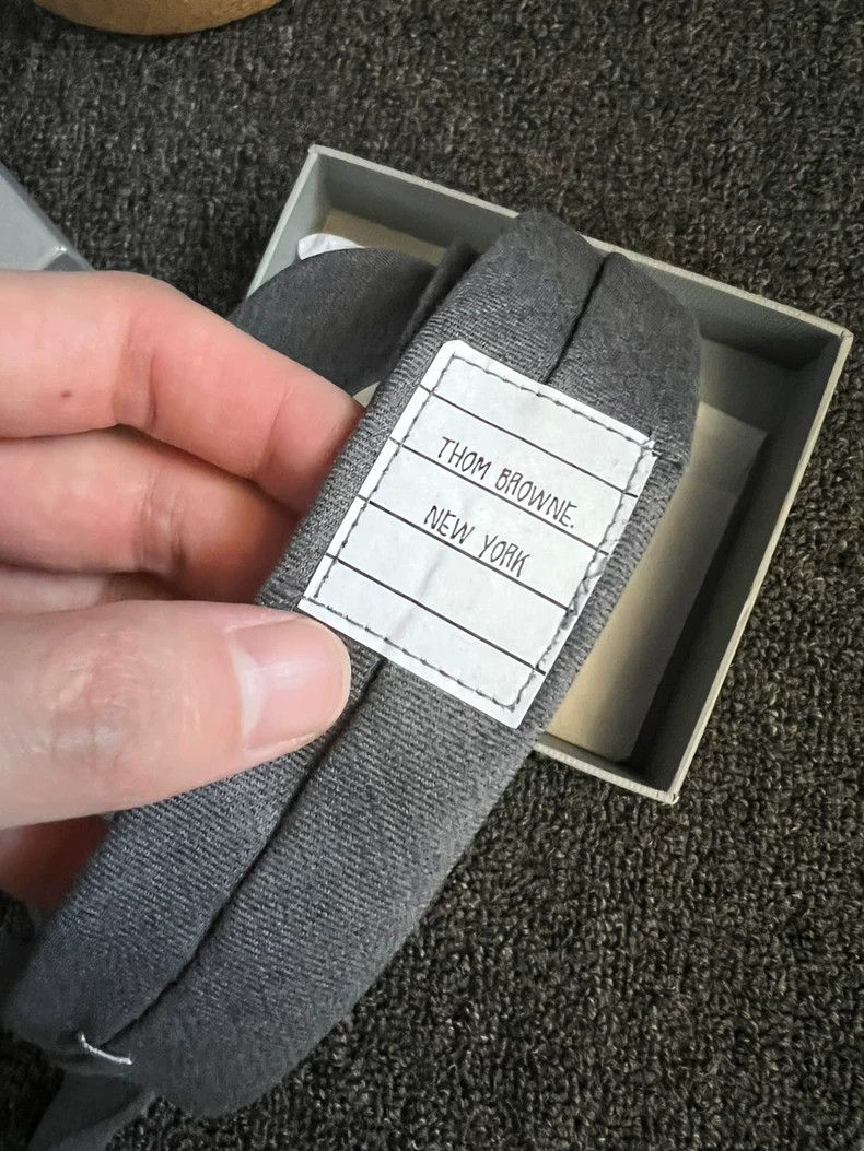 Thom Browne Thom Browne A medium grey tie Size ONE SIZE - 4 Thumbnail