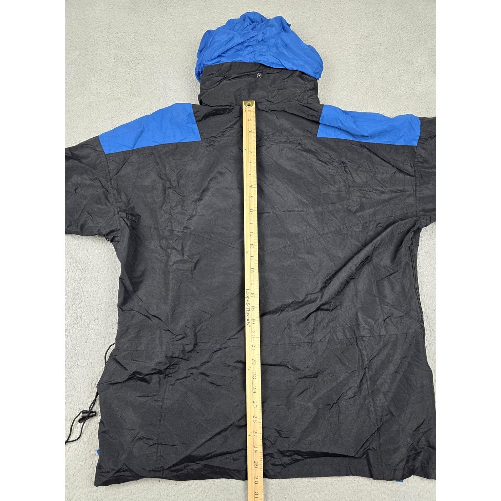 Vintage VINTAGE Columbia Jacket Mens XL Black Hooded Lined 90s Radial Sleeve Anorak Combo Jacket Size US XL / EU 56 / 4 - 5 Thumbnail