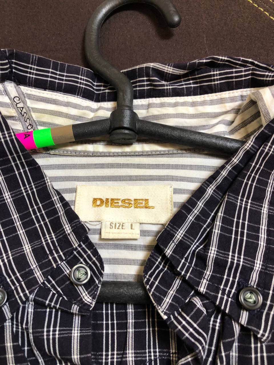 Diesel Diesel Shirt Vintage Long Sleeve casual Button Ups Size US L / EU 52-54 / 3 - 2 Thumbnail