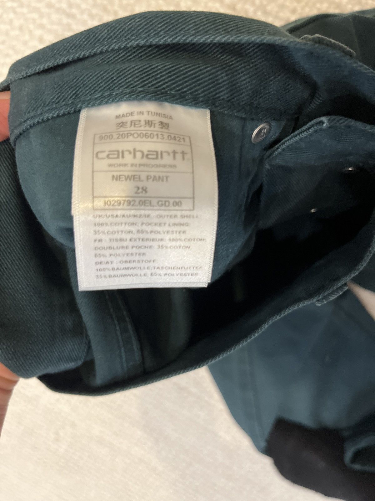Carhartt Wip Newel Pant - Twill | Frasier × 1 Frasier / 28 Size US 28 / EU 44 - 4 Thumbnail