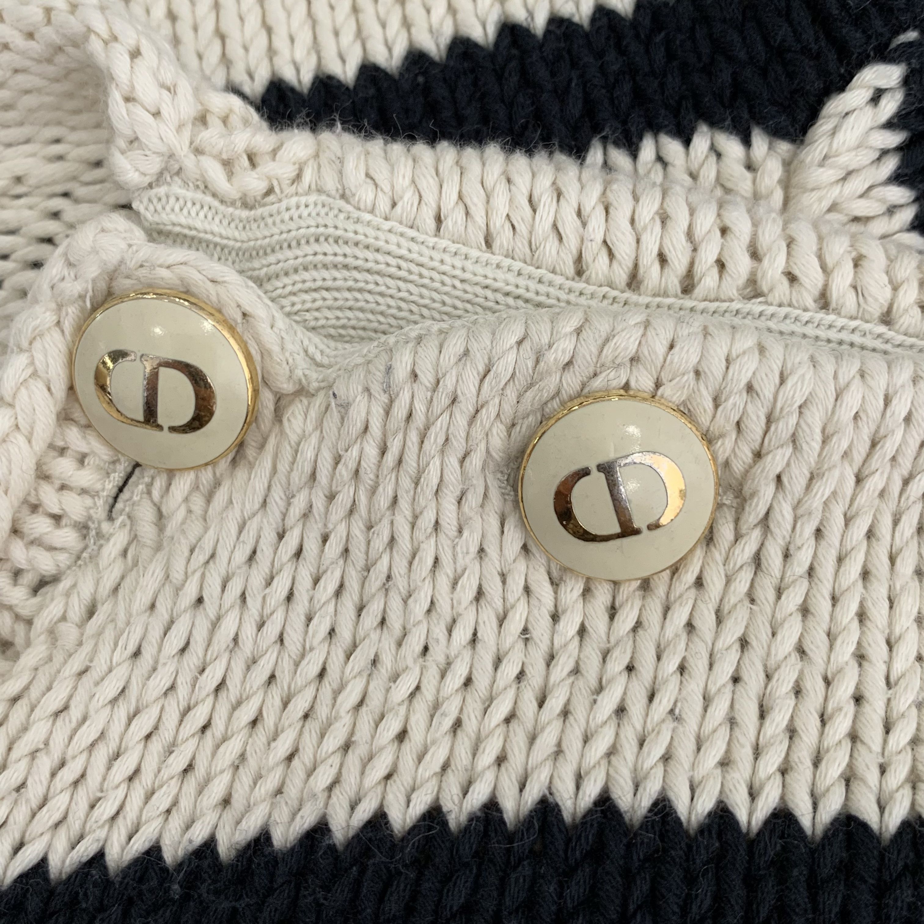 Dior Dior Colorblock Striped Cotton Crewneck Sweater (Size XS) Size XS / US 0-2 / IT 36-38 - 5 Thumbnail