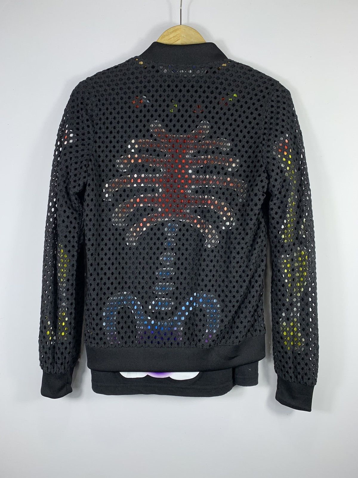 Issey Miyake Crazy Japanese Open Knit Grunge Style Zip Size US M / EU 48-50 / 2 - 2 Thumbnail