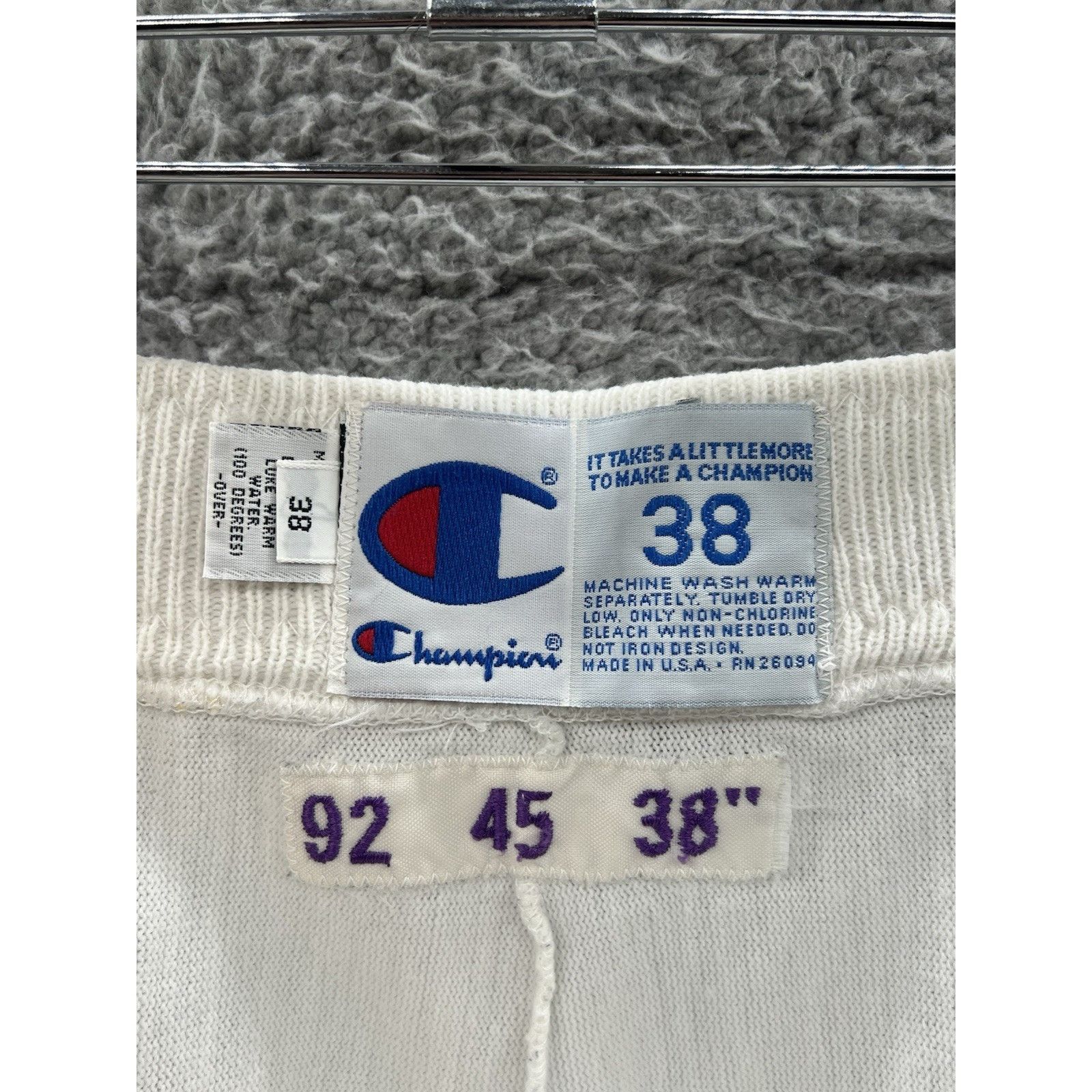 Champion Champion 1992 Utah Jazz Howard Game Issued White Pants 38 Size US 38 / EU 54 - 3 Thumbnail