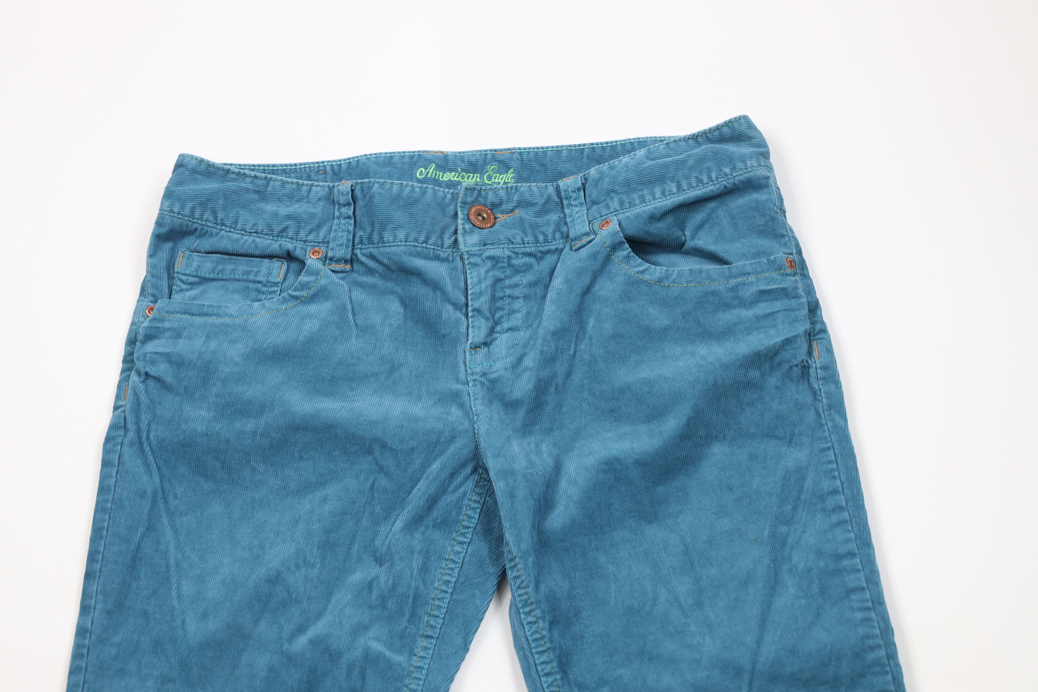American Eagle Outfitters × Vintage Vintage 90s Y2K American Eagle Outfitters Corduroy Pants Size 32" / US 10 / IT 46 - 2 Thumbnail