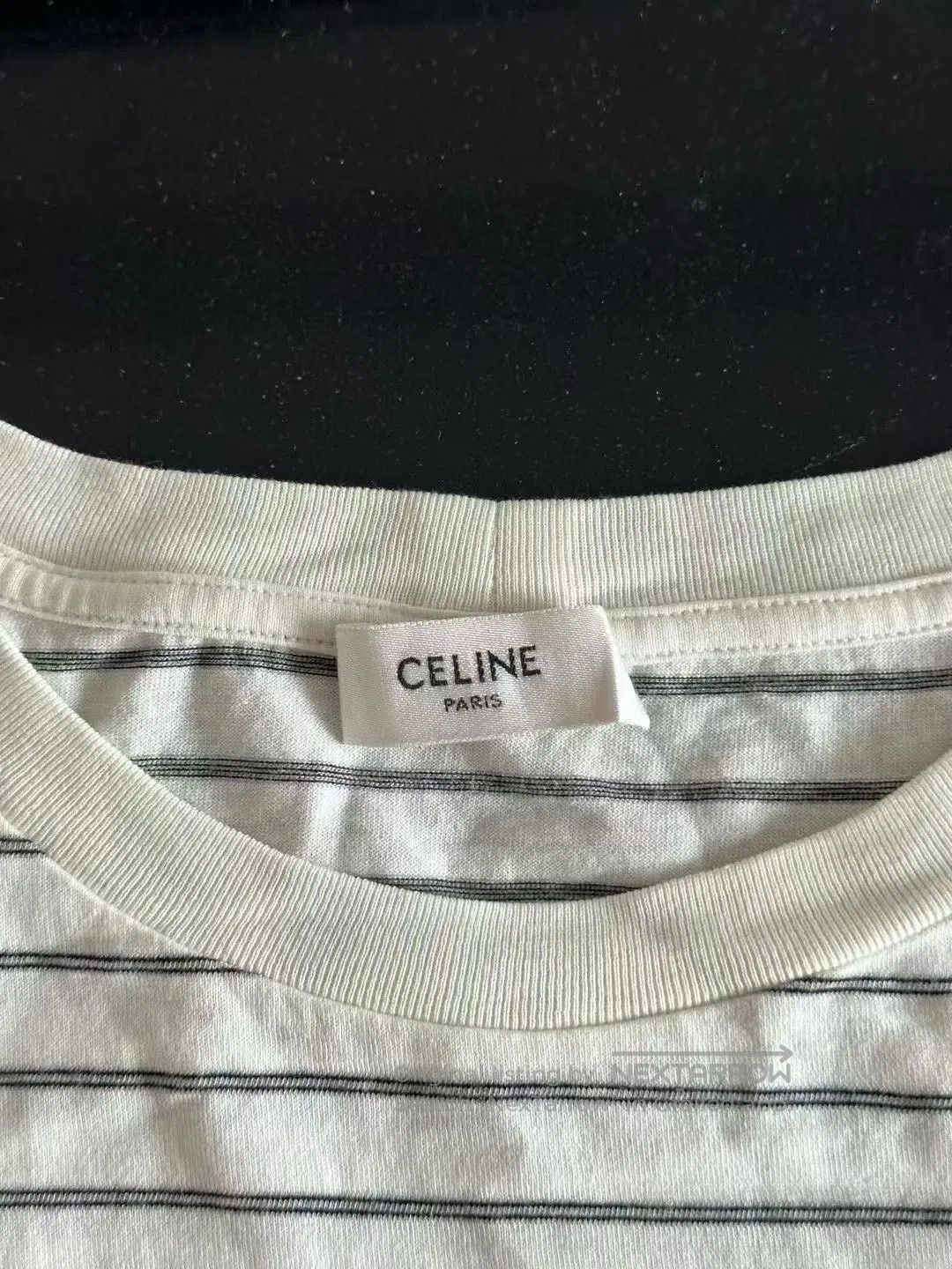 Celine Celine Striped Triomphe Logo Short. Size XS / US 0-2 / IT 36-38 - 3 Thumbnail