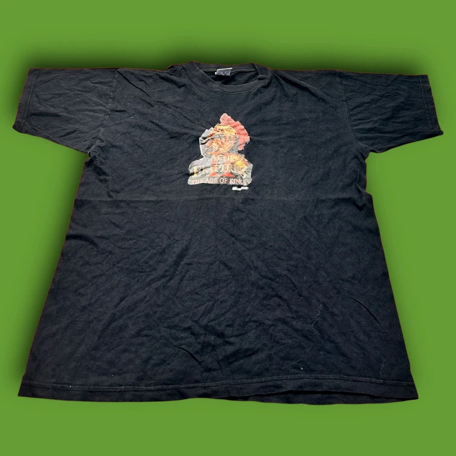 Vintage Vintage 90s Age of Empires II Video Game T Shirt Size US L / EU 52-54 / 3 - 4 Thumbnail