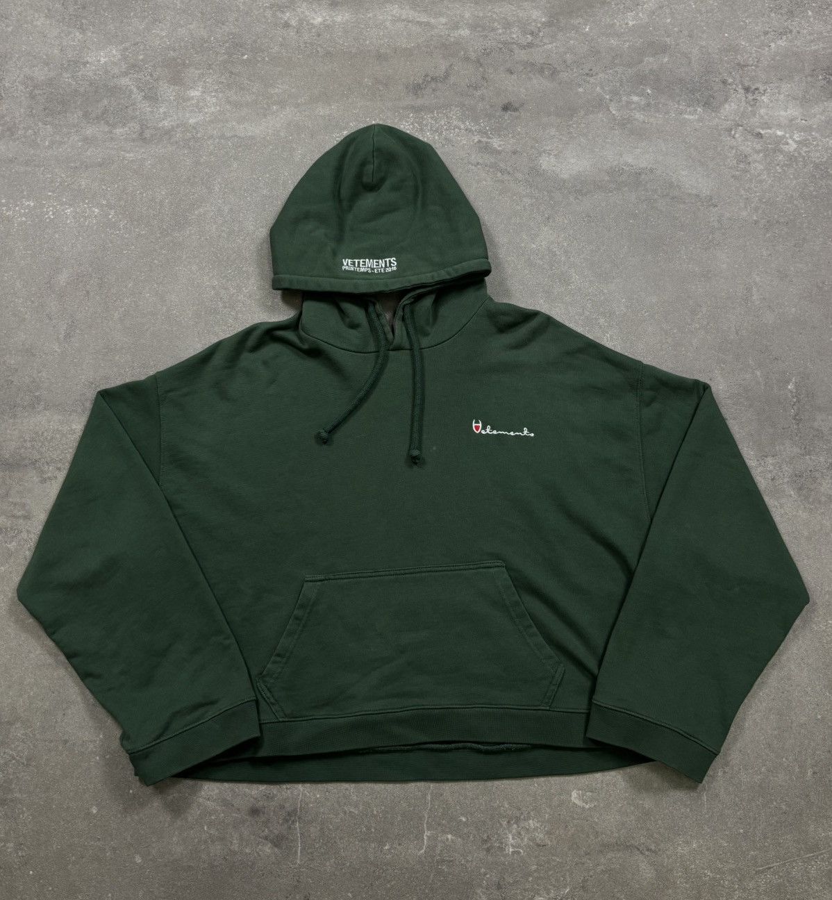 Champion × Vetements Vetements Reversible Hoodie | Grailed