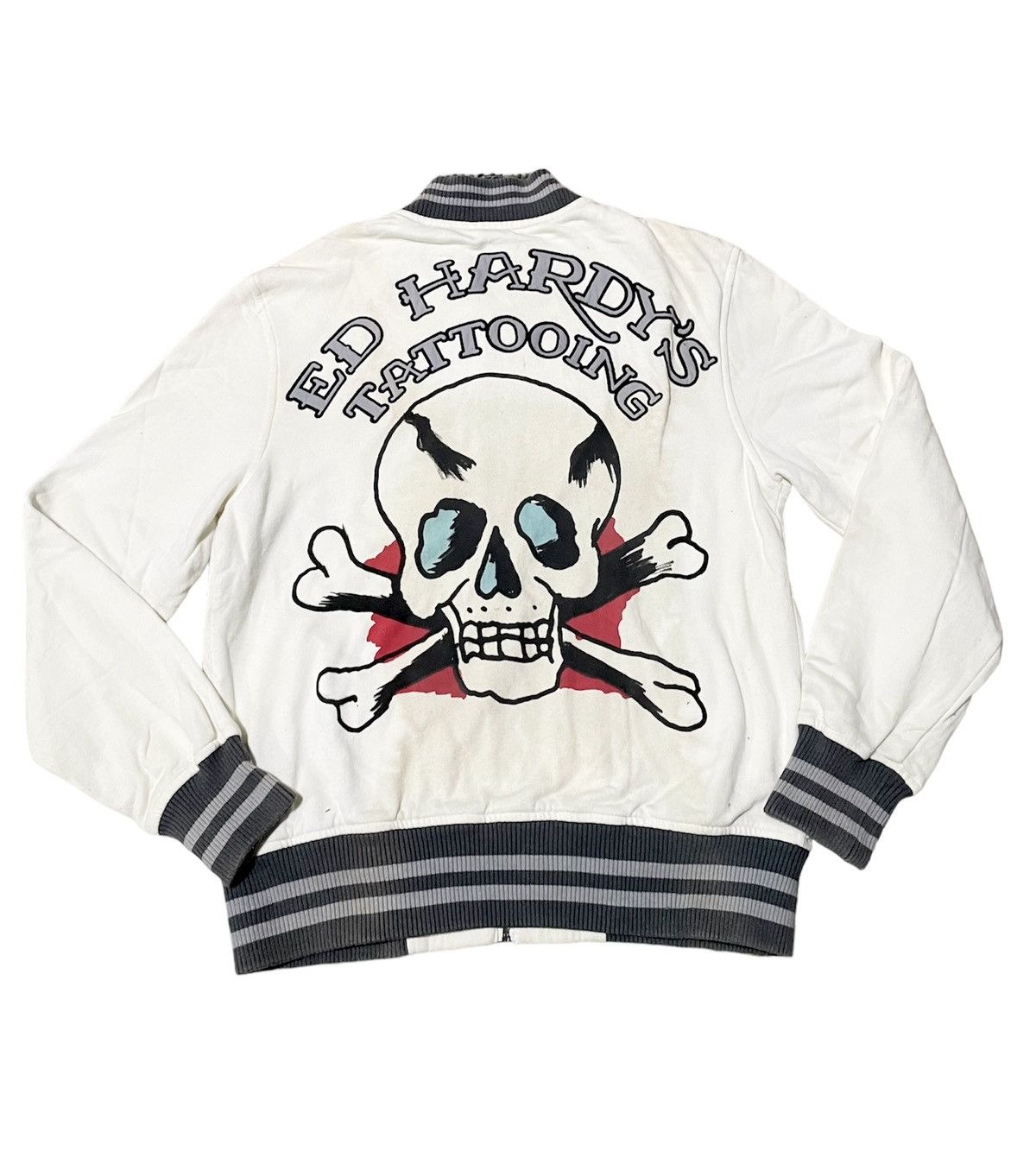 Christian Audigier × Designer × Ed Hardy Ed Hardy's Embroidery Bomber Jacket Size US M / EU 48-50 / 2 - 1 Thumbnail