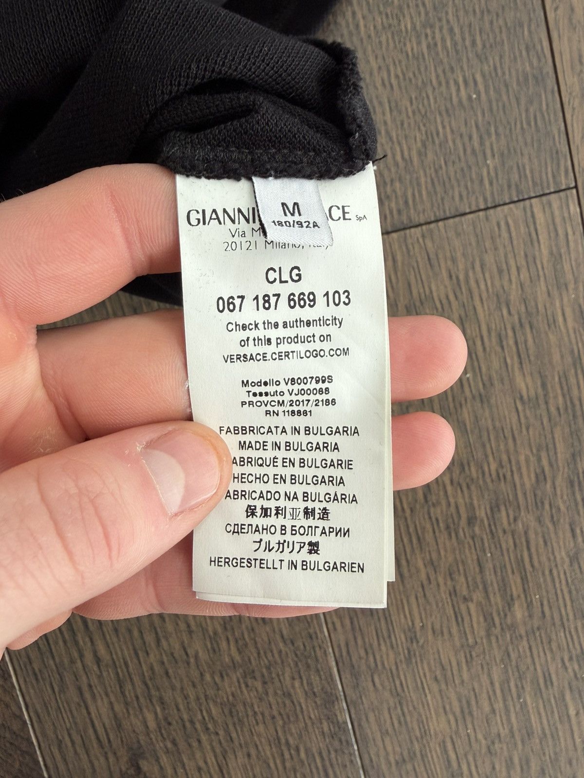 Versace Black Versace Collection Polo Size US M / EU 48-50 / 2 - 5 Thumbnail